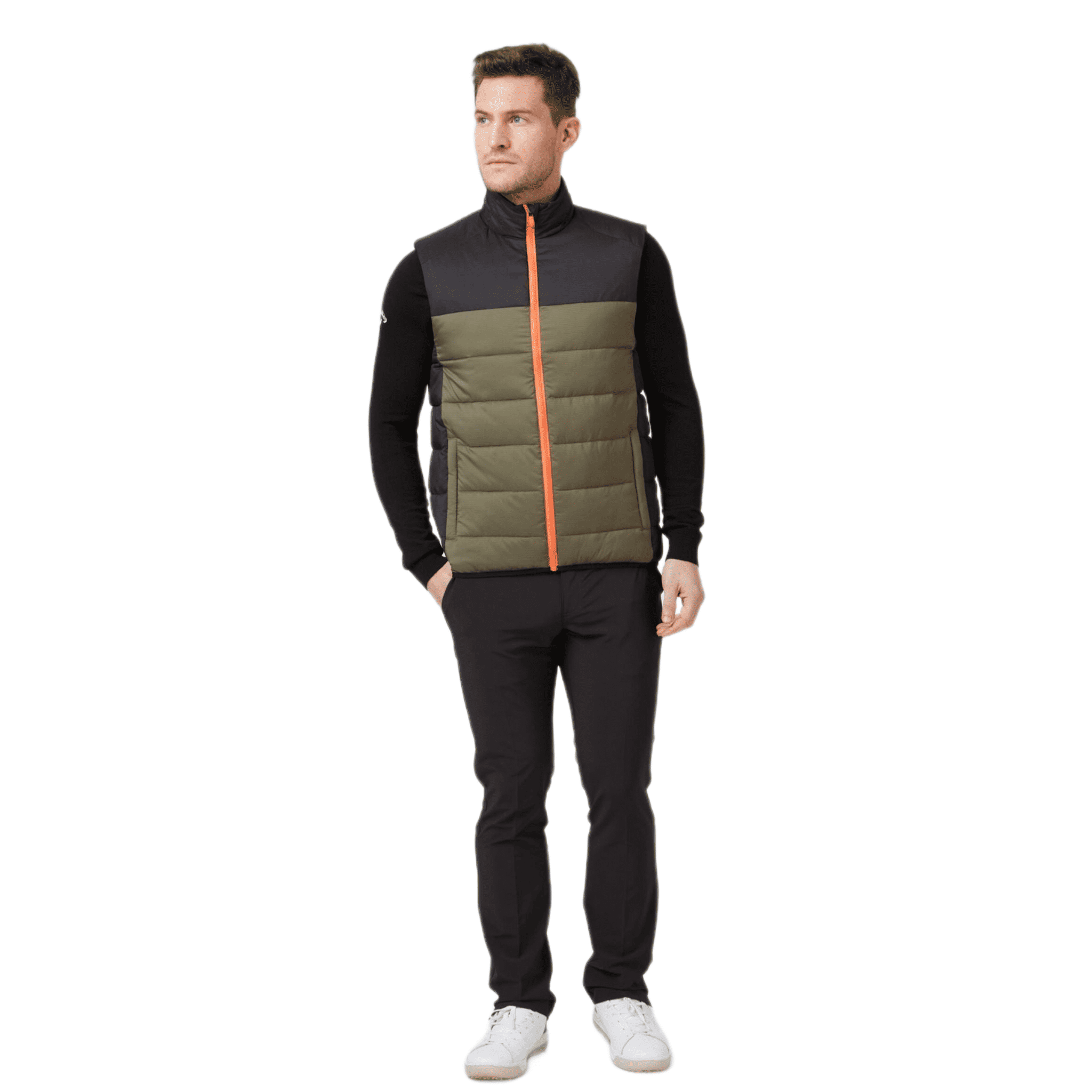 Gilet de golf en duvet Callaway Emea Primalock Caviar pour hommes