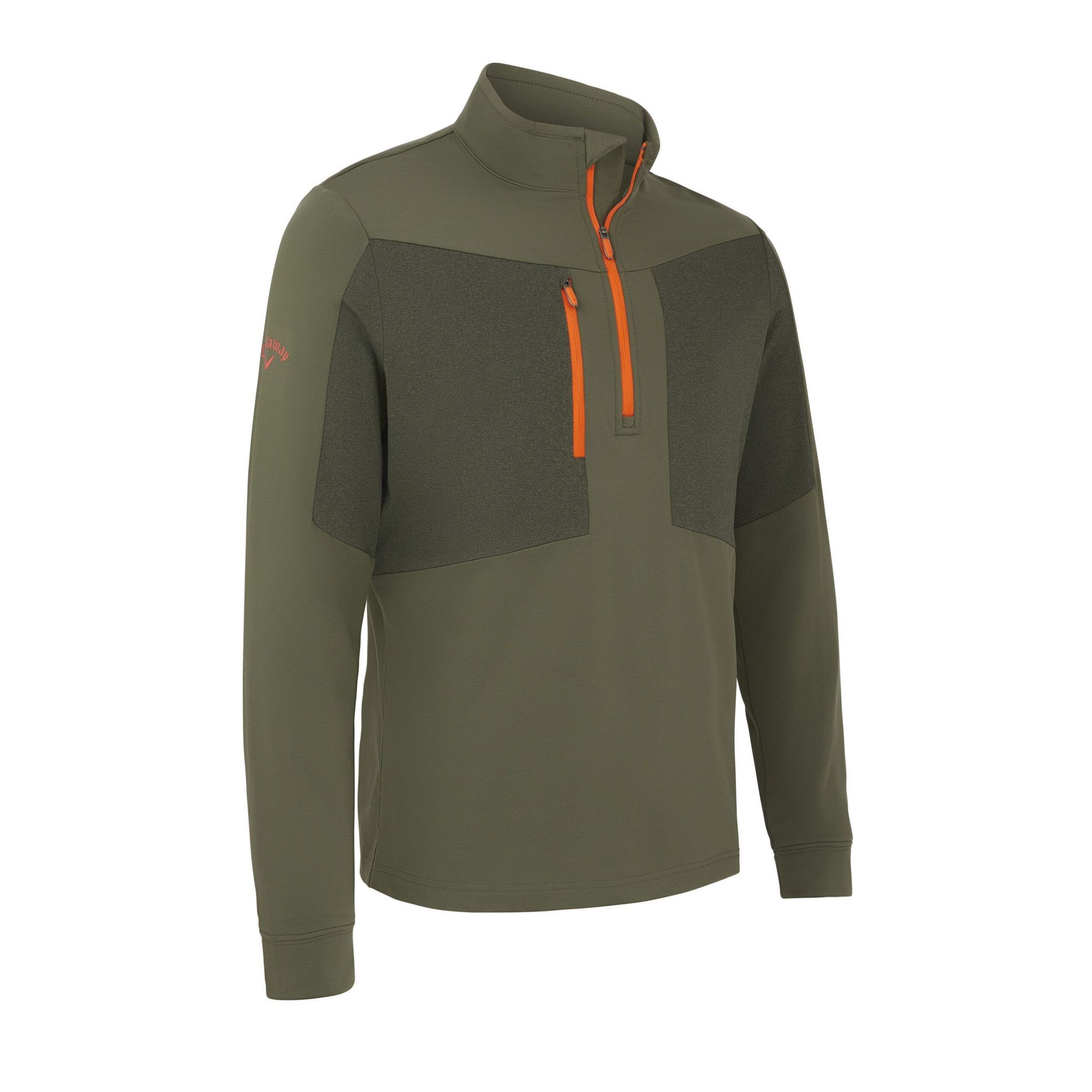 Pull de golf Callaway Emea Aquapel pour homme, noir, lichen, tigerlil