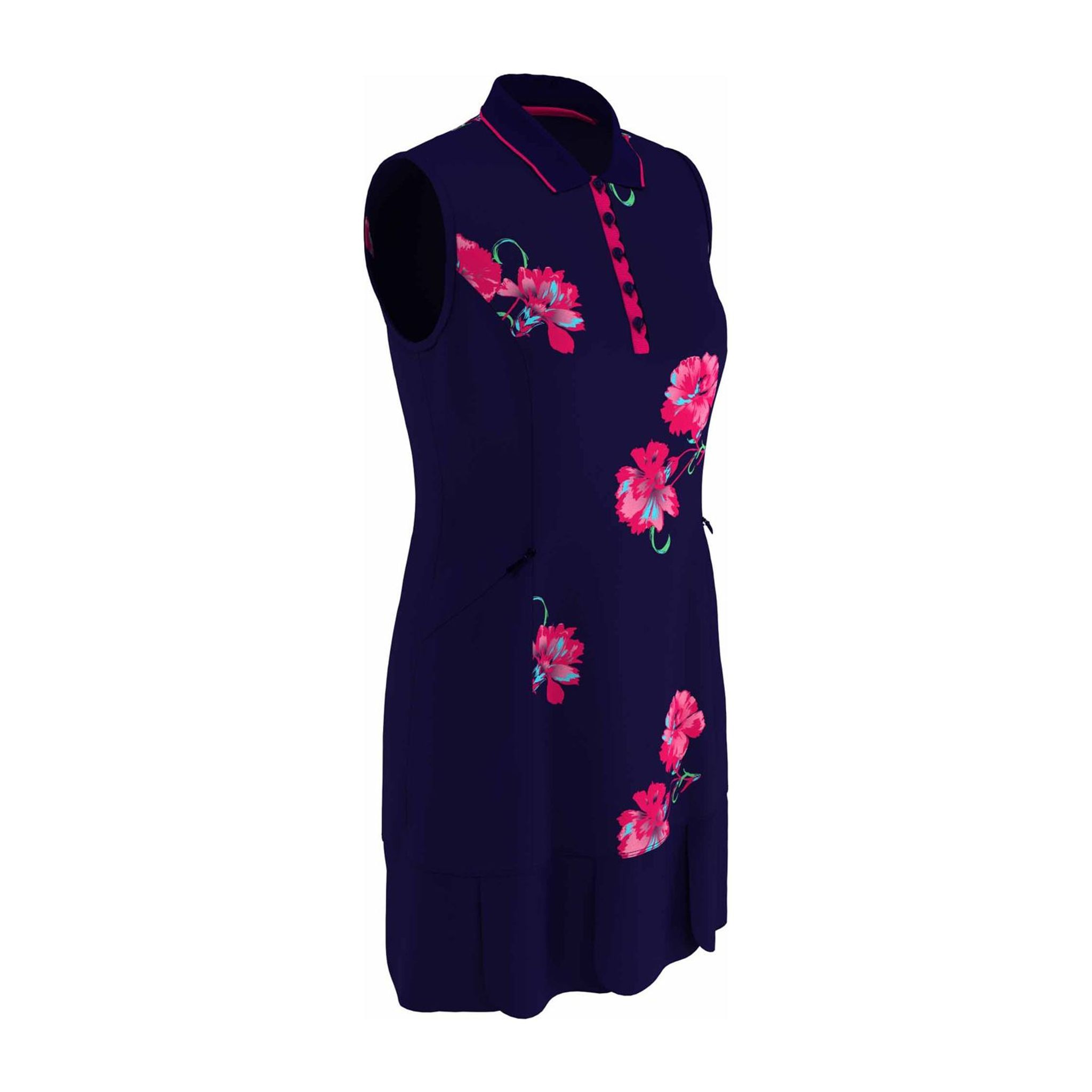 Robe Callaway à imprimé floral avec manteau peacoat pour femme