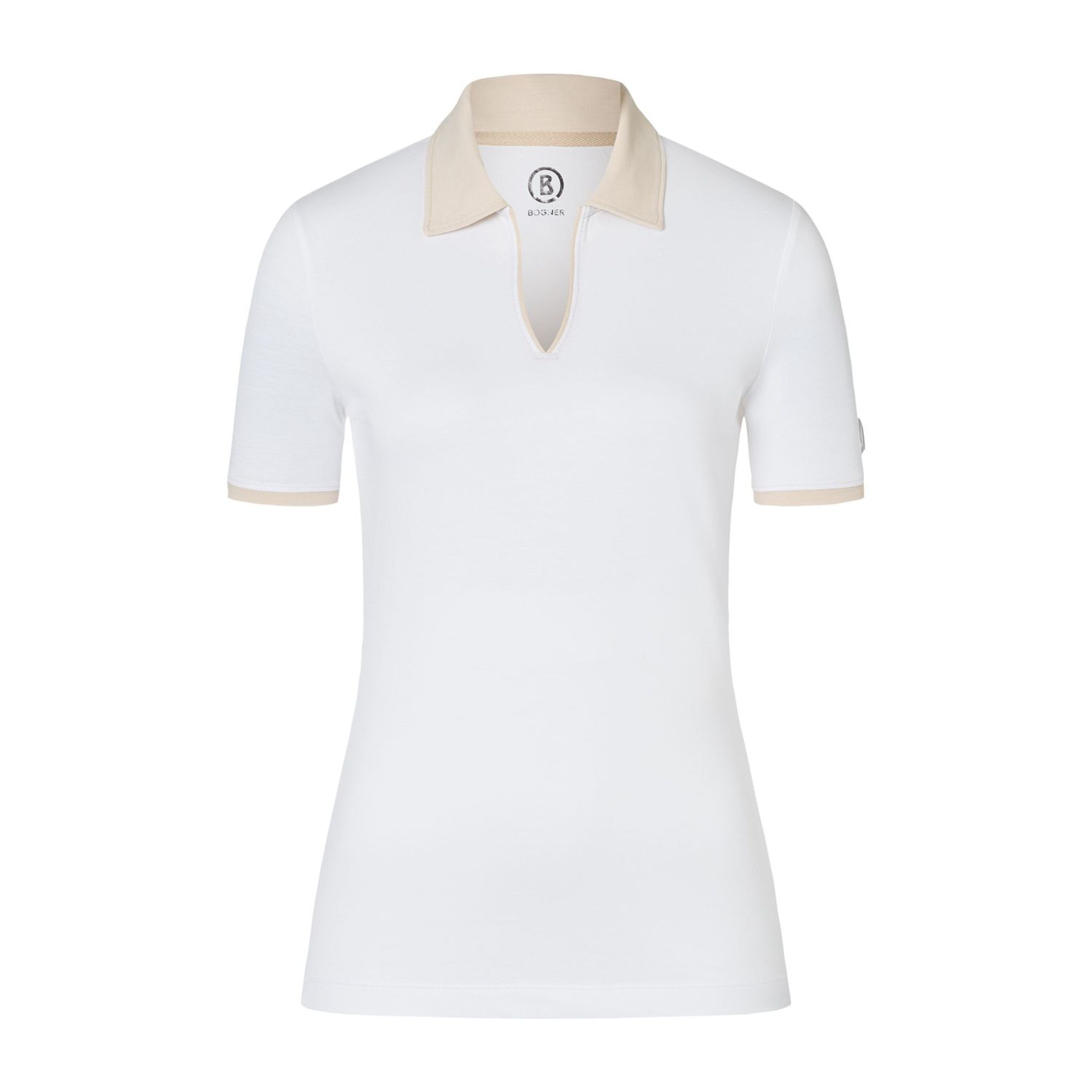 Polo Bogner W Lumi2 Blanc Femme