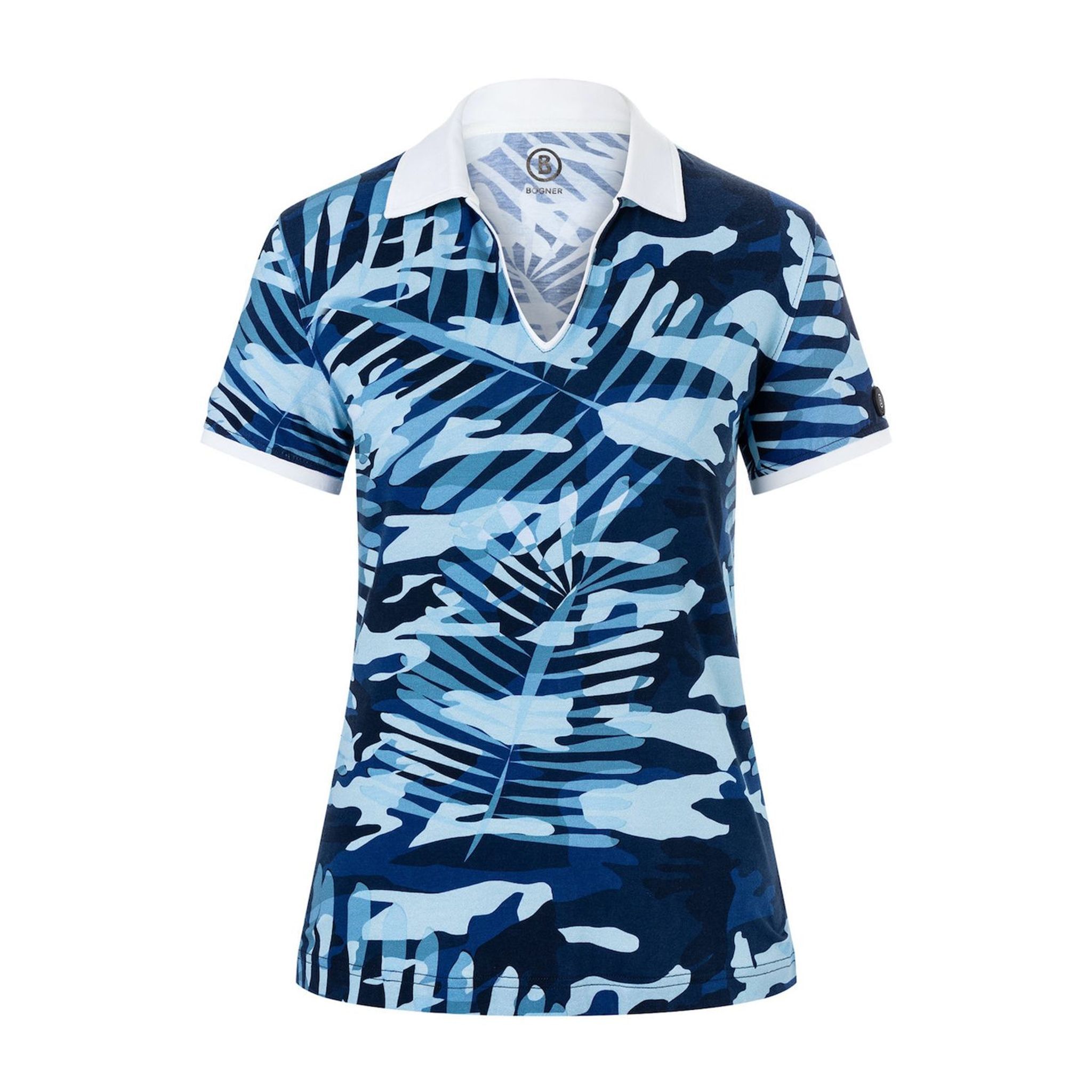 Polo Bogner W Lumi2 Bleu Sport Femme