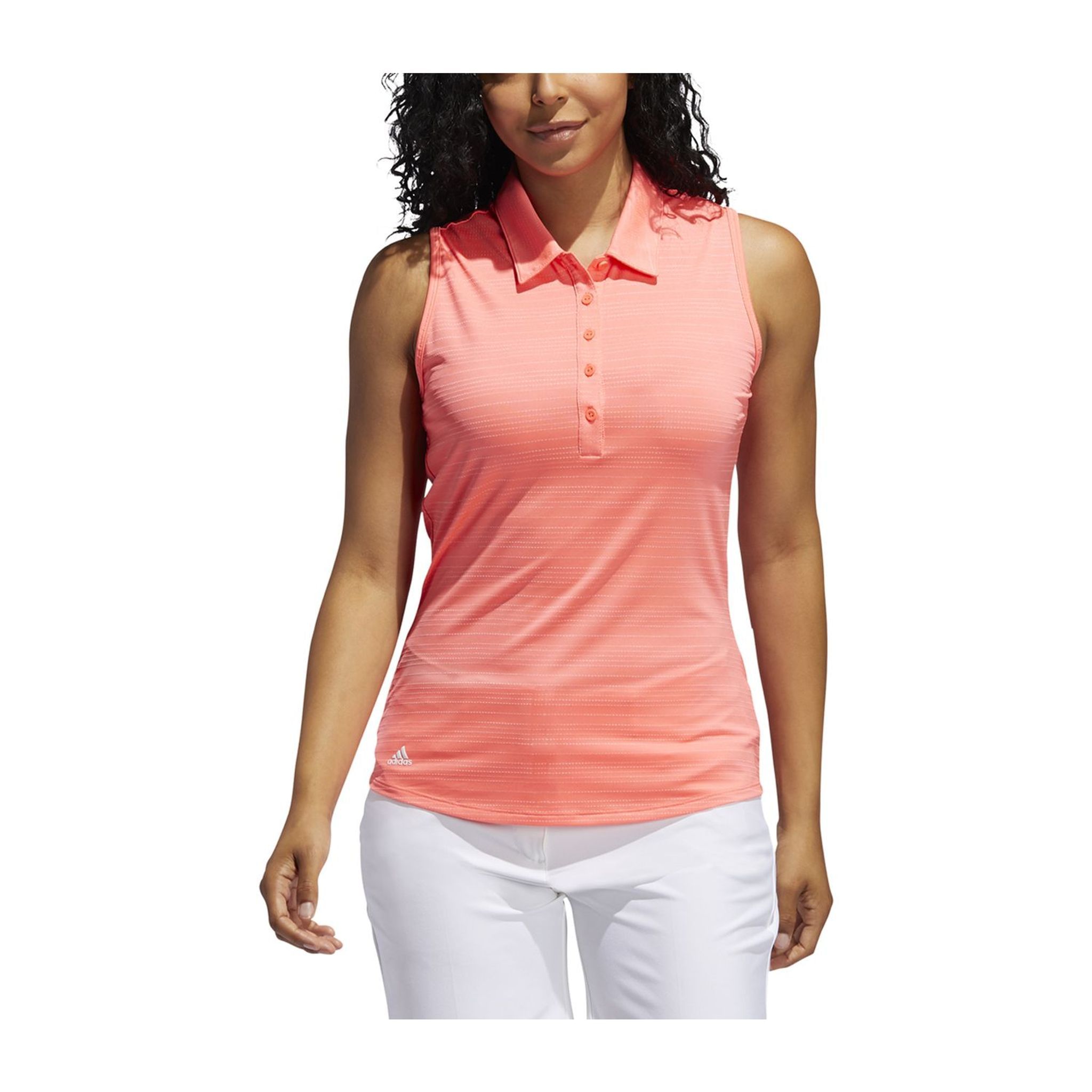 Polo Adidas W Microdot SL Flash Rouge Femme