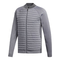 Veste Adidas Adipure matelassée en maille hybride grise pour homme
