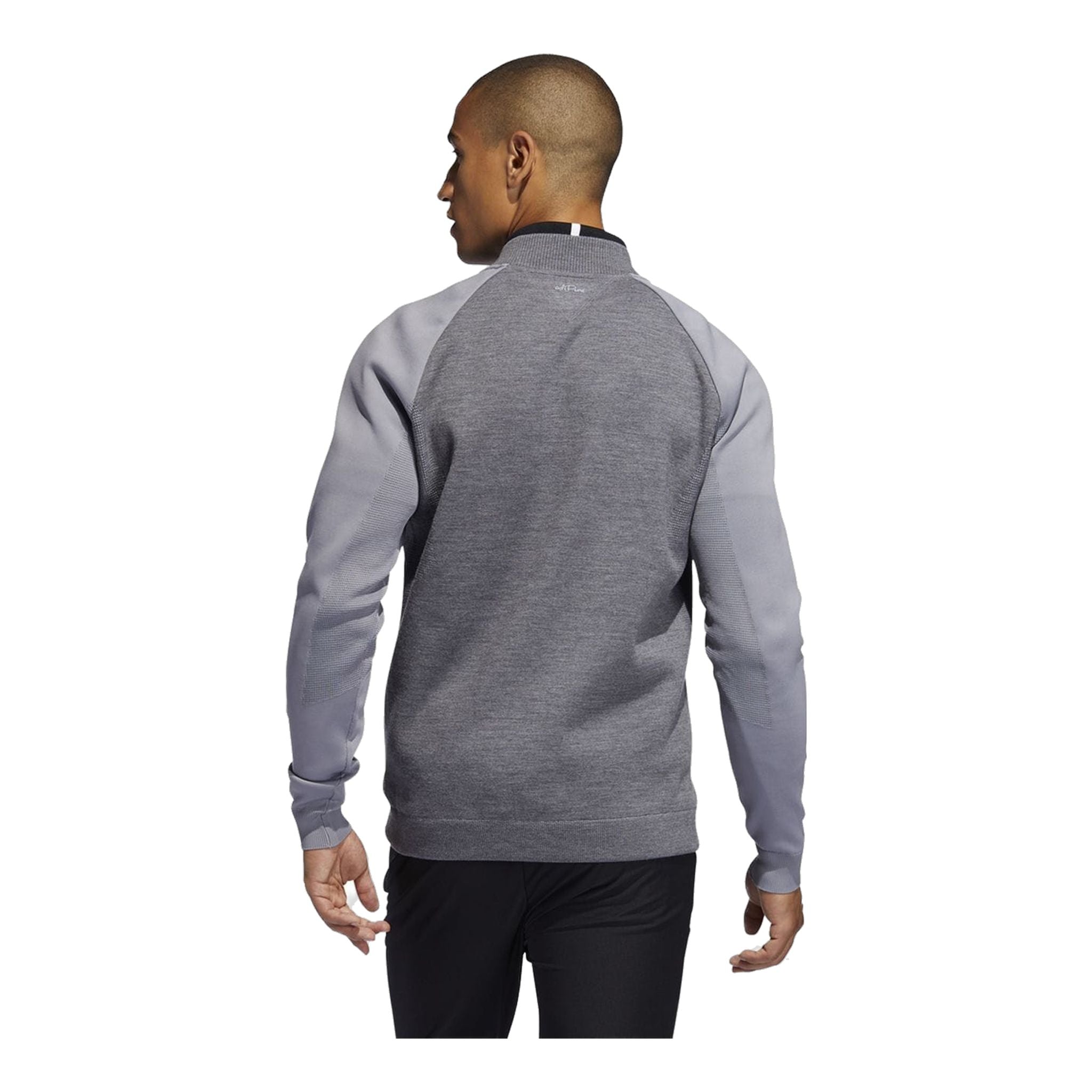 Veste Adidas Adipure matelassée en maille hybride grise pour homme