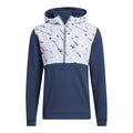 Anorak Adidas CRDY demi-zip bleu marine/blanc homme