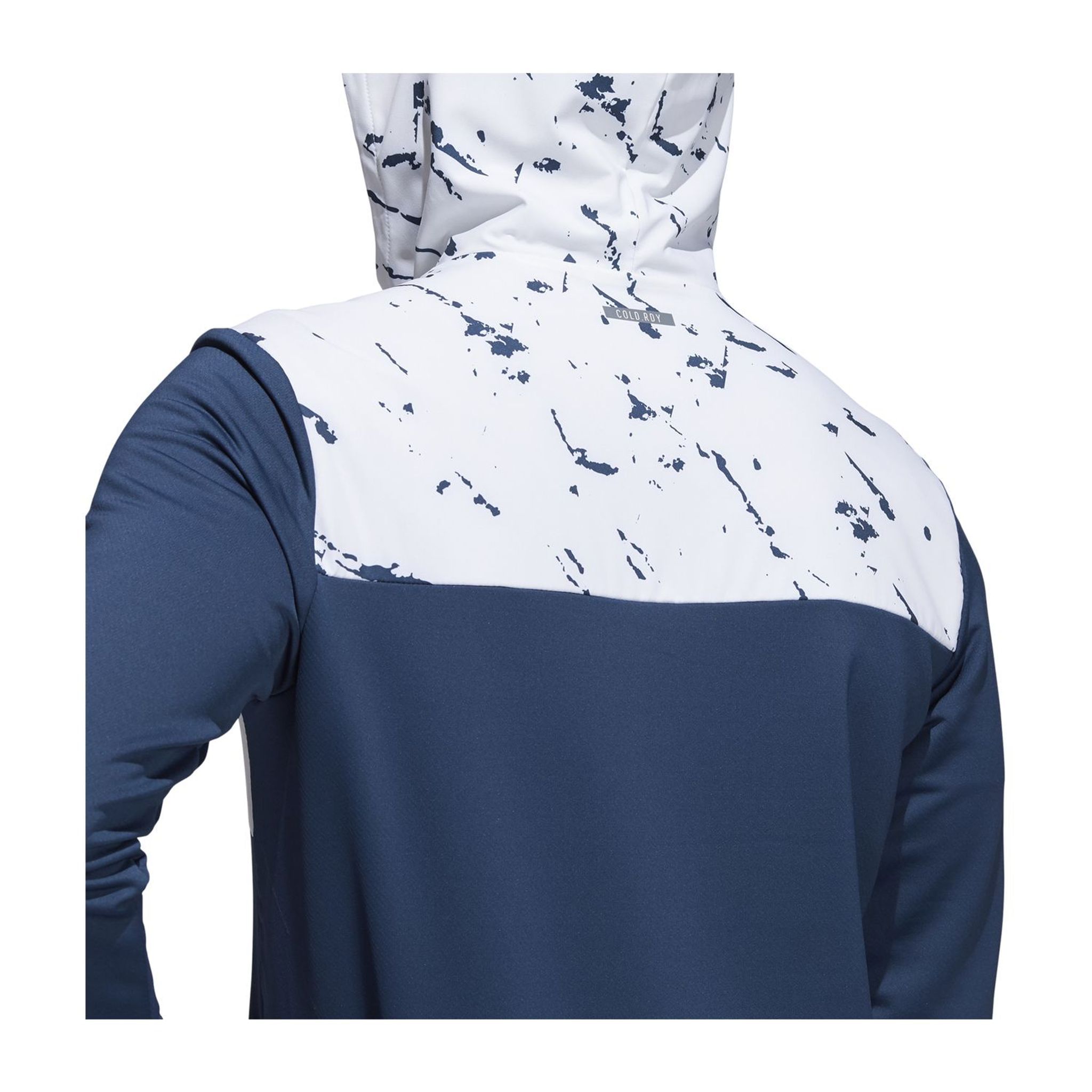 Adidas Anorak Pullover CRDY Demi-Zip Bleu Marine/Blanc Homme