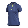 Polo Adidas W Aeroready Engineered SS pour femme, indigo technique