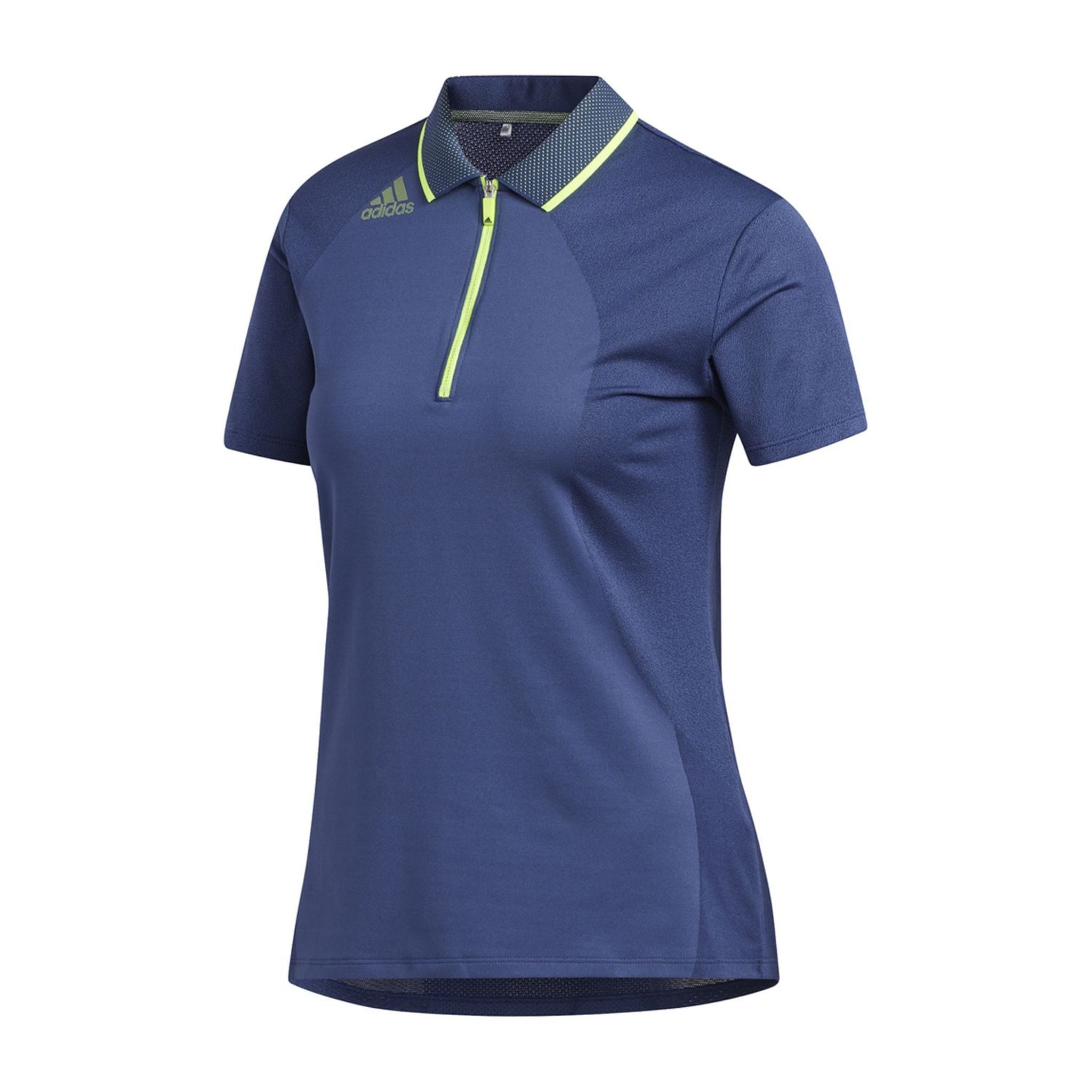 Polo Adidas W Aeroready Engineered SS pour femme, indigo technique
