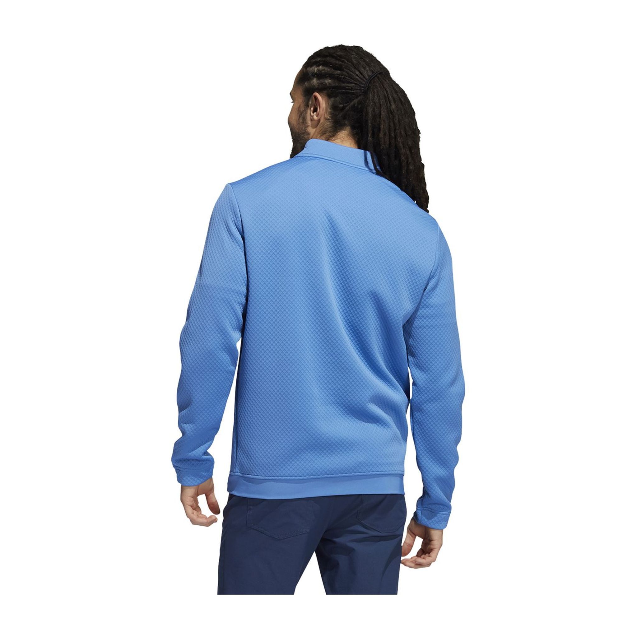 Pull Adidas DWR Demi-Zip Bleu Homme