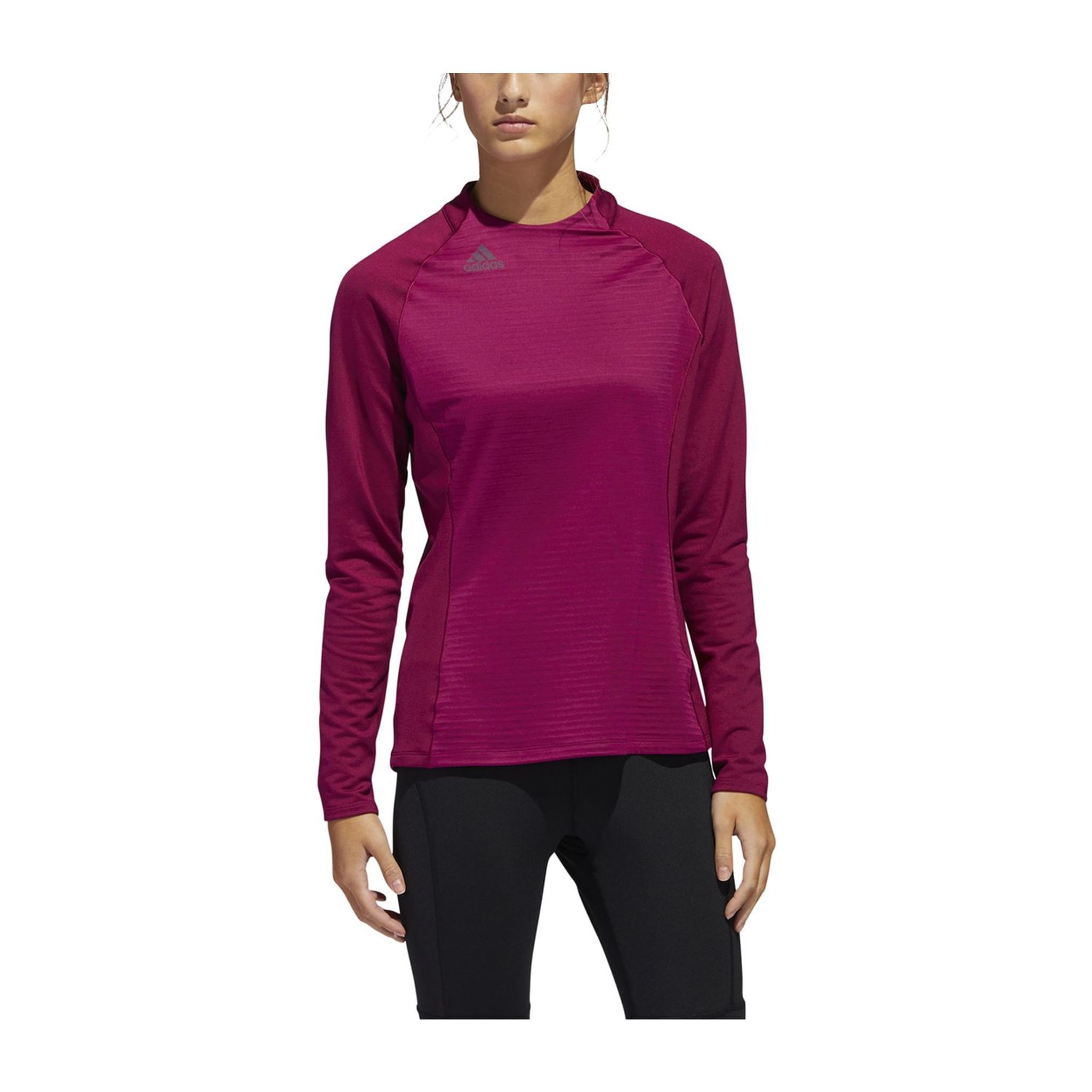 Pull Adidas W Cold.Rdy LS Power Berry pour femme