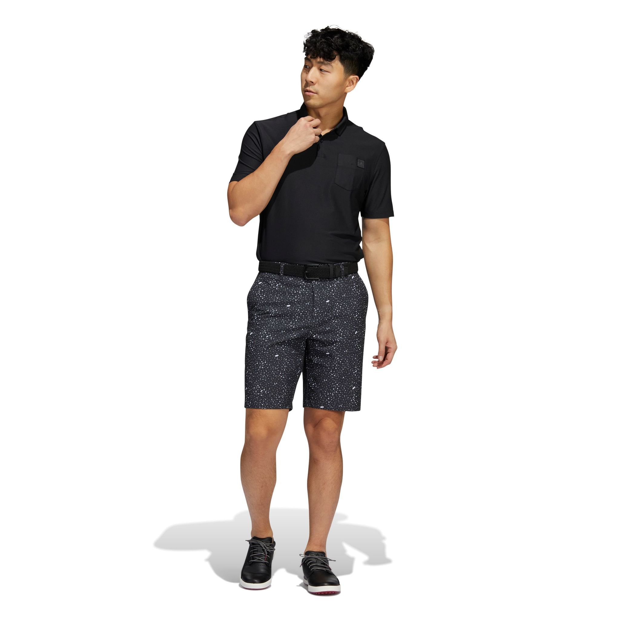 Short Adidas M Ultimate 365 Flag Print Noir/Gris Trois Hommes