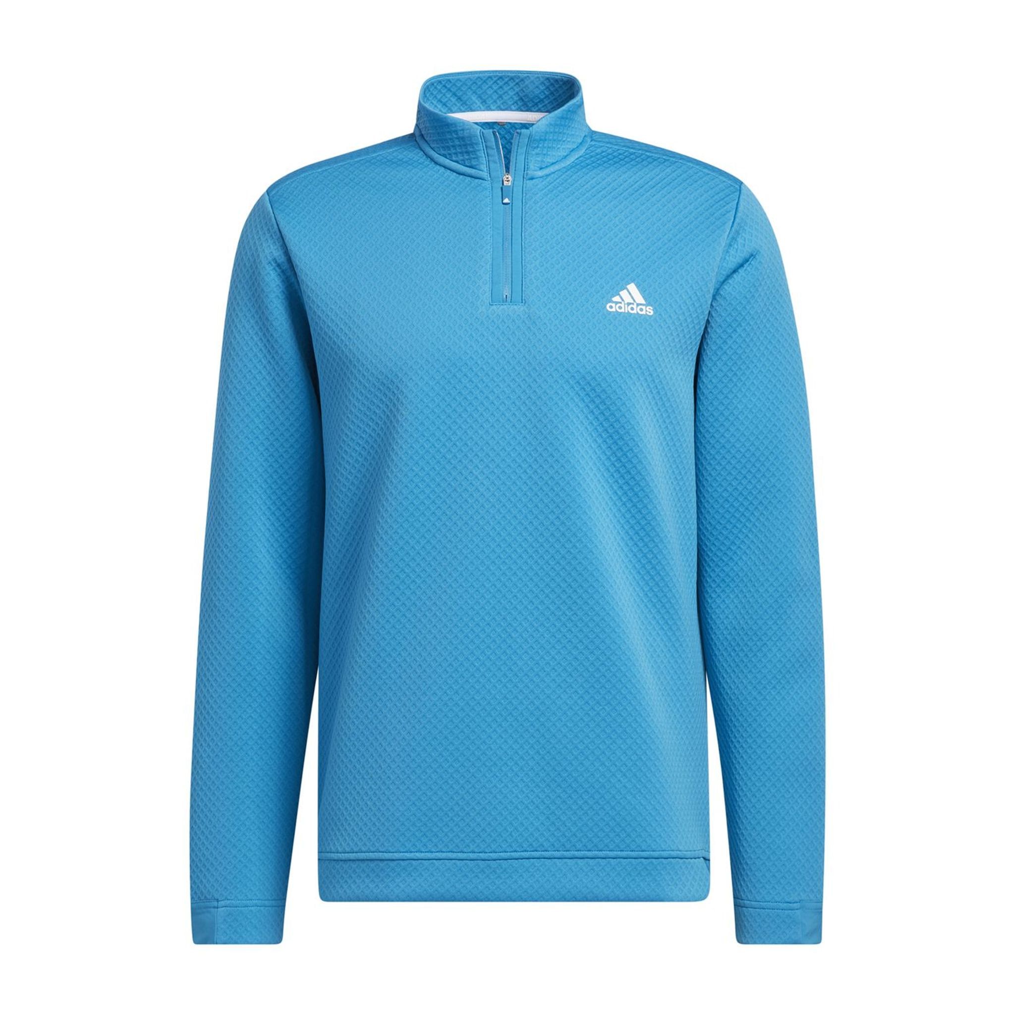 Pull Adidas DWR Demi-Zip Turquoise Homme