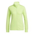 Veste Adidas W Texture à fermeture éclair intégrale Pulse Lime pour femme