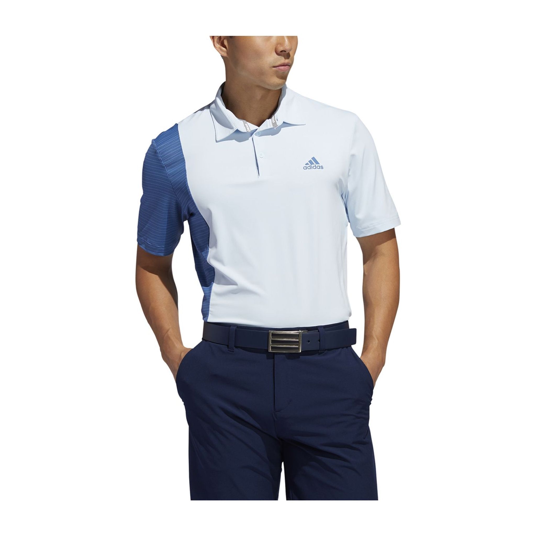 Polo Adidas Ultimate 365 Blocked Sky Tint/Royal/Navy Homme