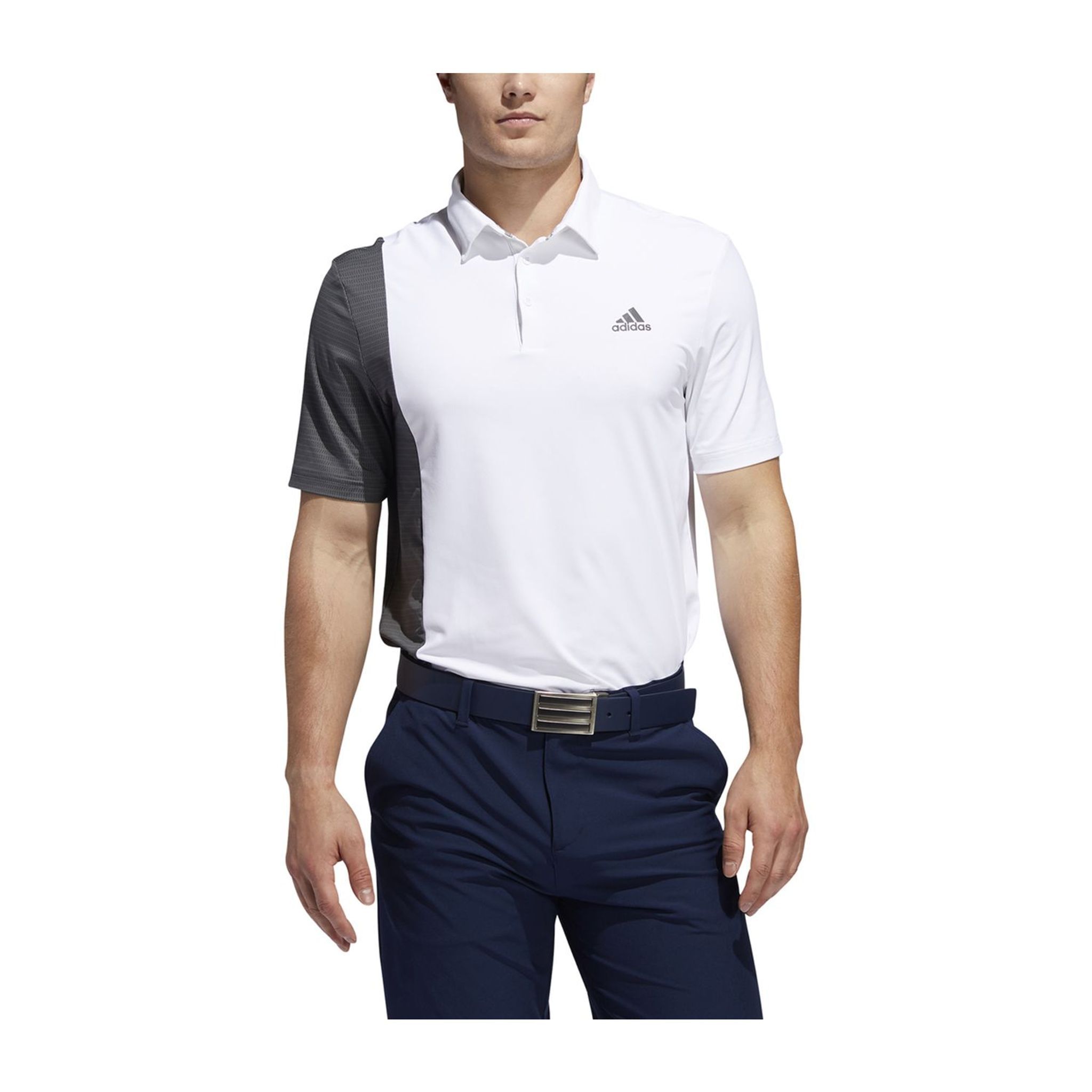 Polo Adidas Ultimate 365 Blocked Blanc/Gris/Marine Homme