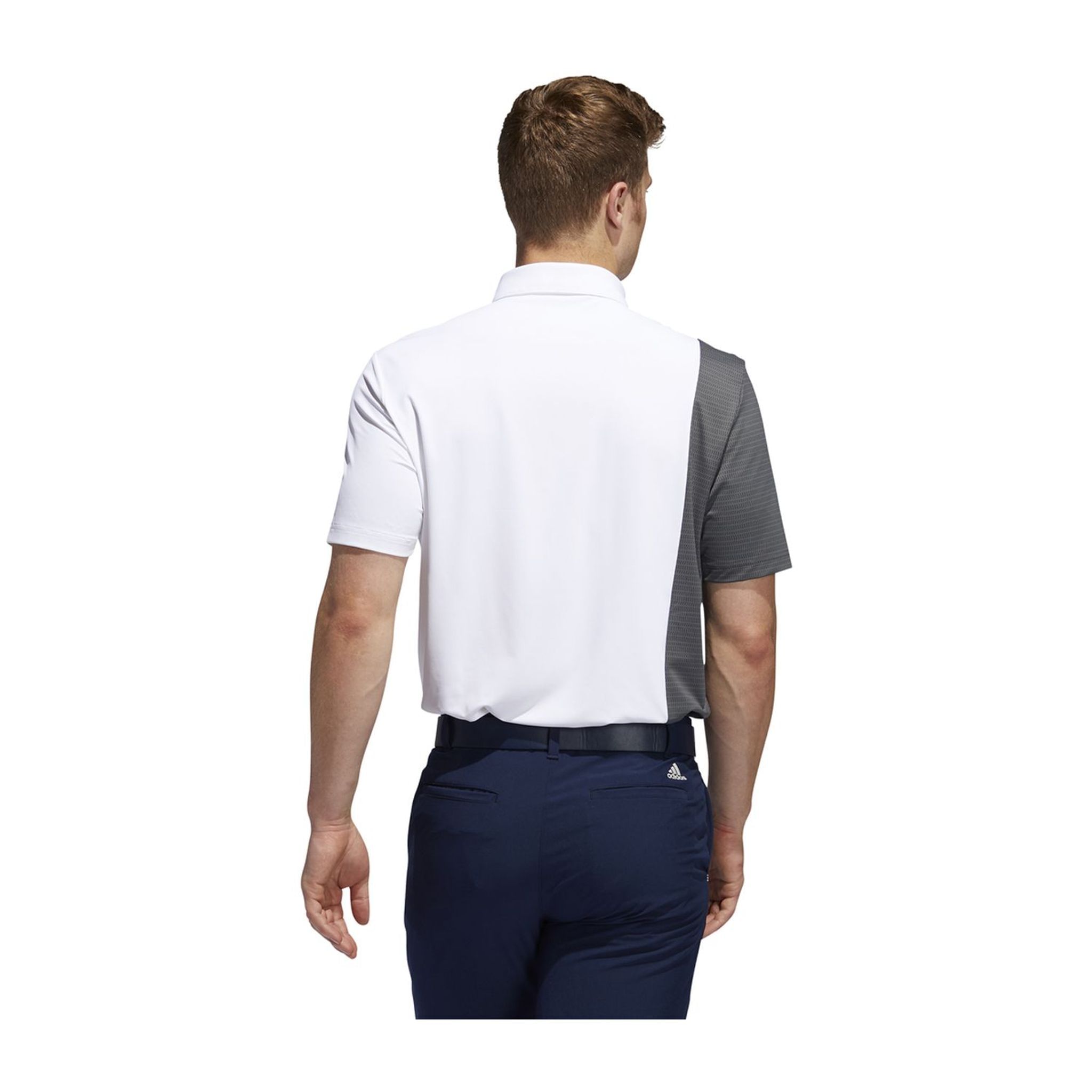 Polo Adidas Ultimate 365 Blocked Blanc/Gris/Marine Homme