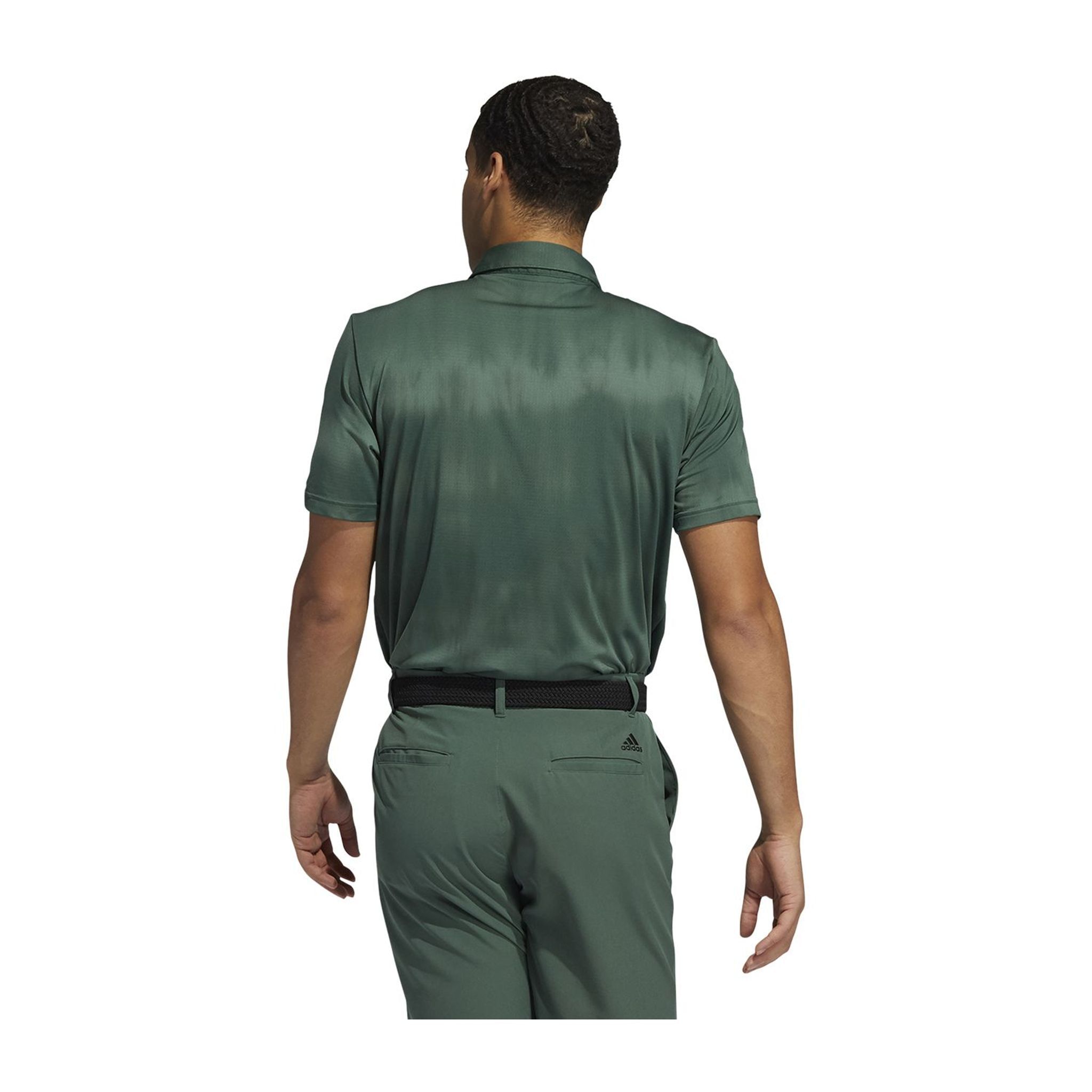 Polo Adidas Novelty Dye SS Vert/Gris Homme