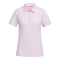 Polo Adidas W Spacedye SS blanc/rose pour femme
