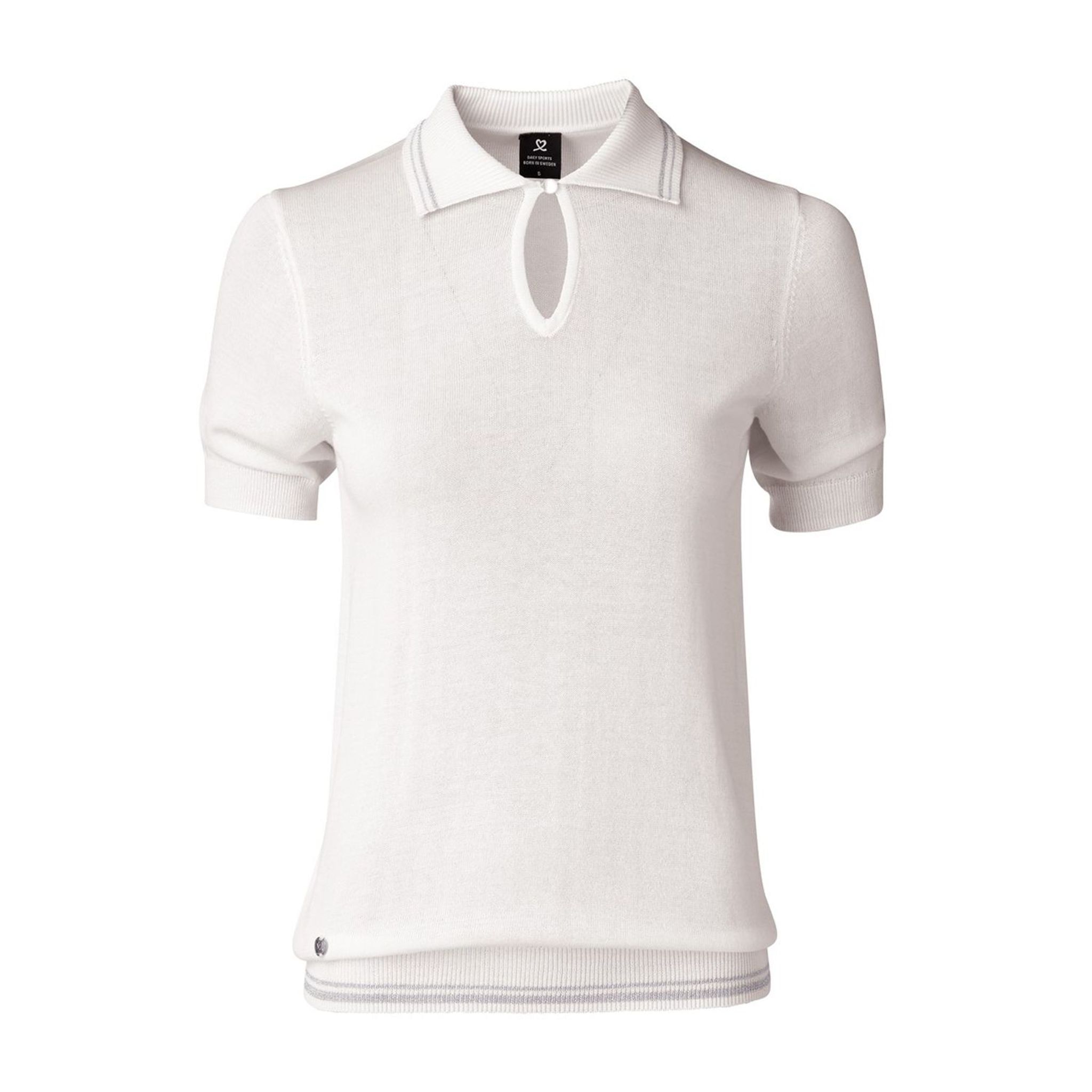Pull à manches mi-longues Elin pour femme, blanc, de Daily Sports