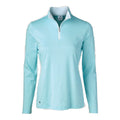 Polo à manches longues pour femme Daily Sports Beata, bleu clair