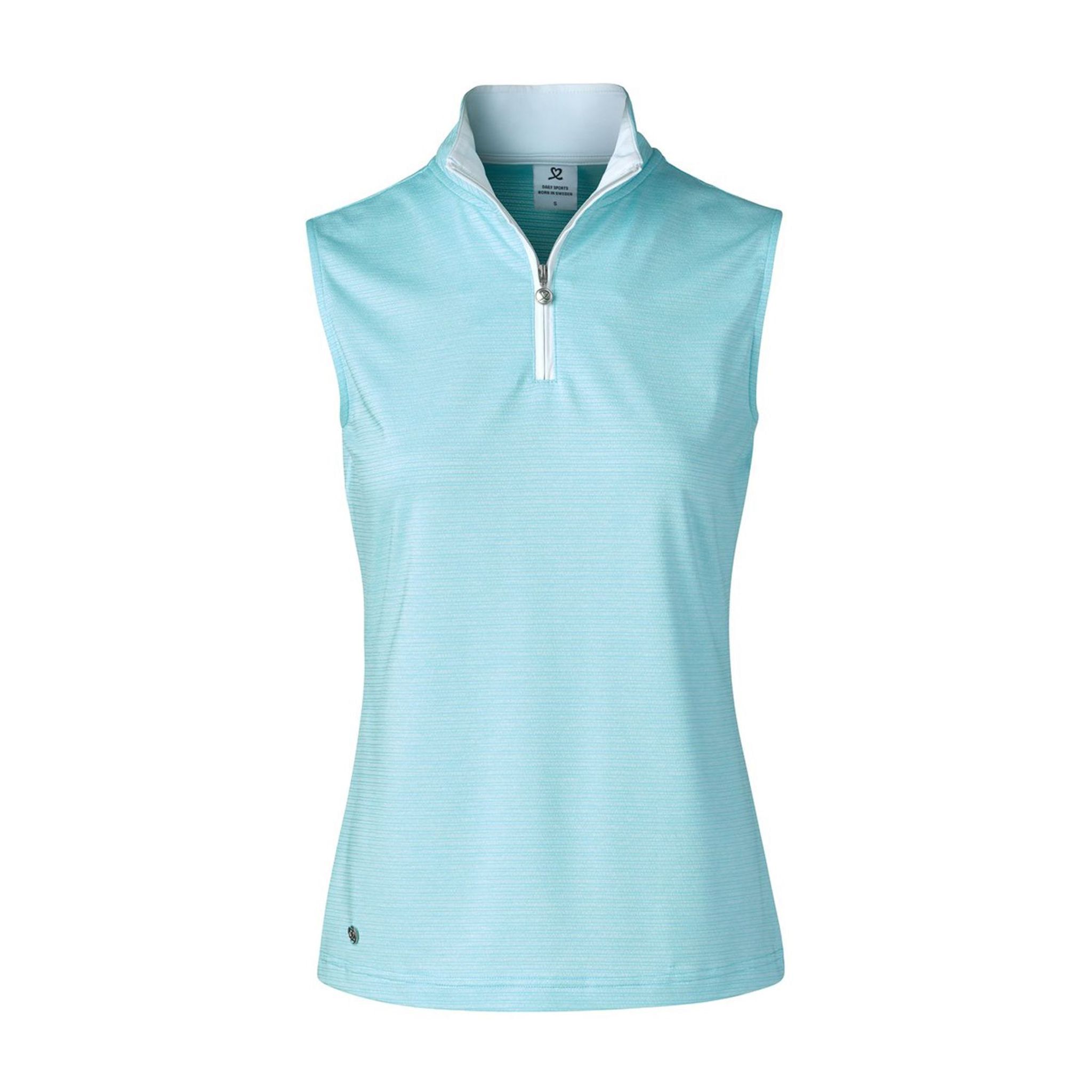 Polo sans manches Beata pour femme, bleu clair, Daily Sports