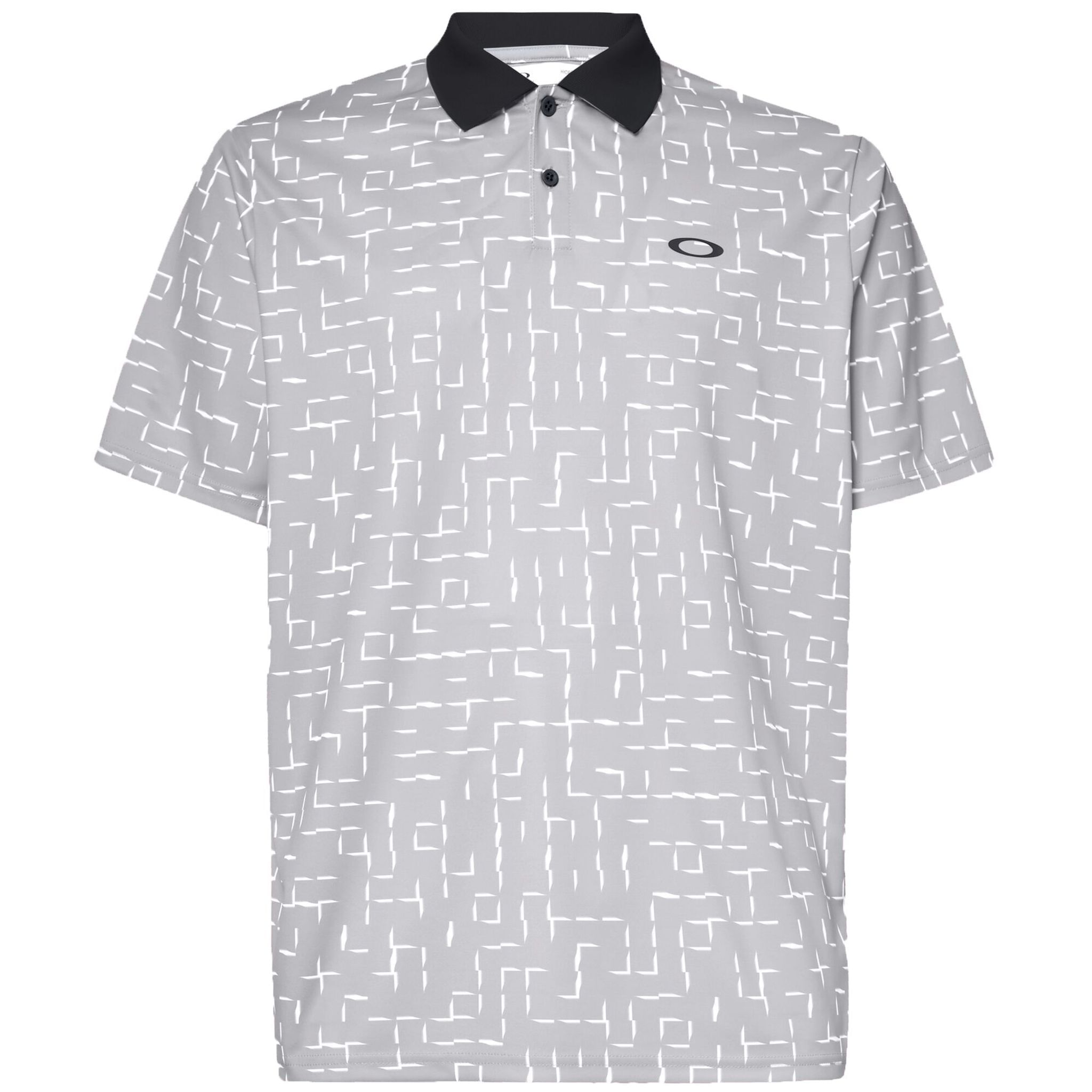 Polo à imprimé géométrique divisionnaire Oakley pour hommes