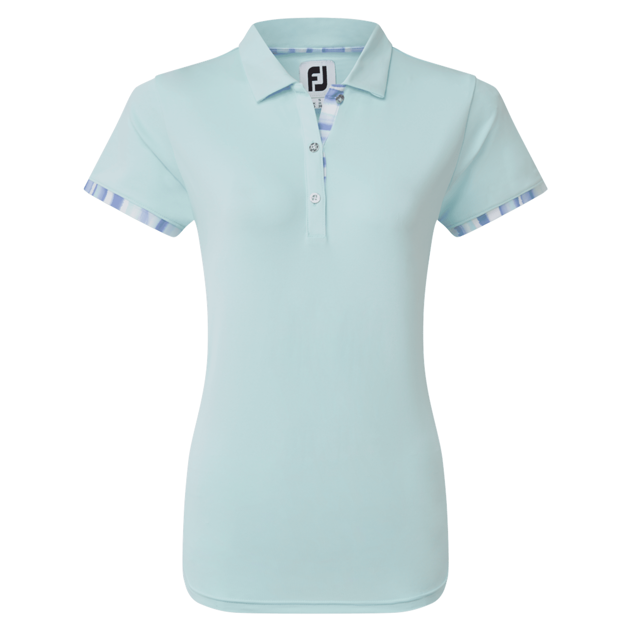Footjoy Polo Bordure Aquarelle Pique Femme