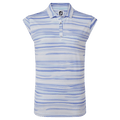 Footjoy Polo Cap Sleeve Aquarelle Imprimé Ecosse Femme