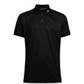 Polo imprimé J. Lindeberg M Tour Tech Reg Fit JL Navy Bridge Mono pour homme