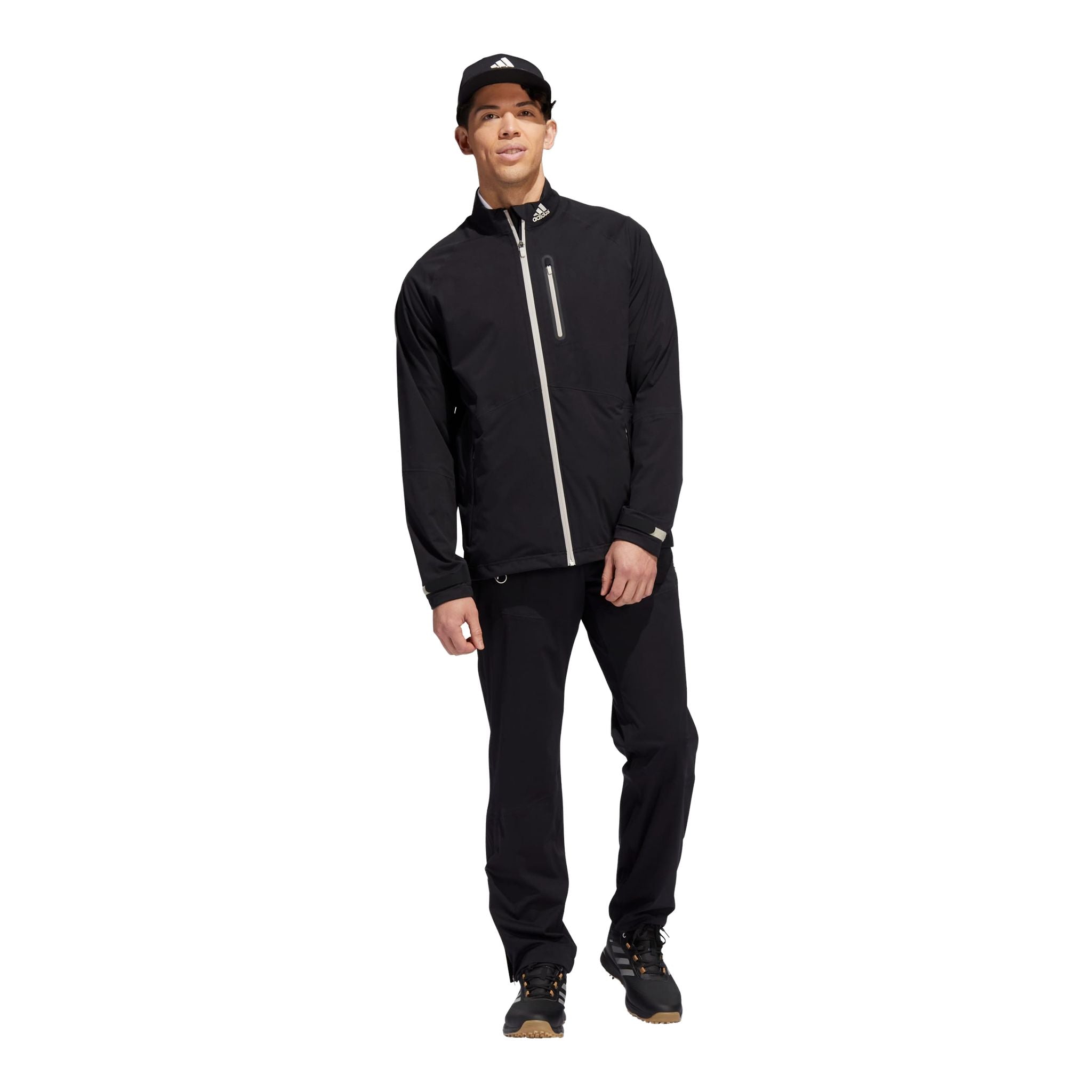 Veste de golf Adidas Rain.Ready en chanvre pour homme
