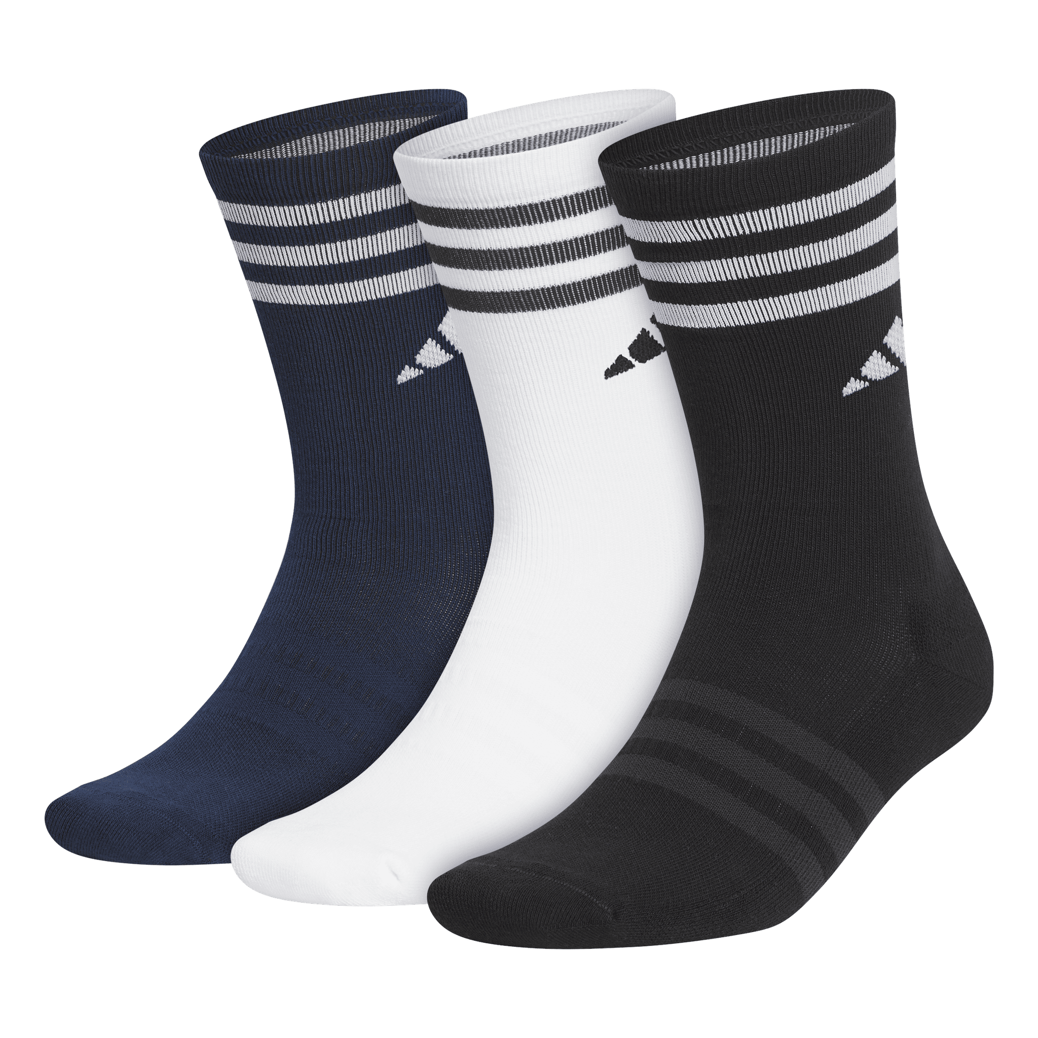 Chaussettes Adidas Crew, 3 paires pour homme