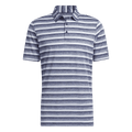 Polo à rayures bicolores Adidas pour homme