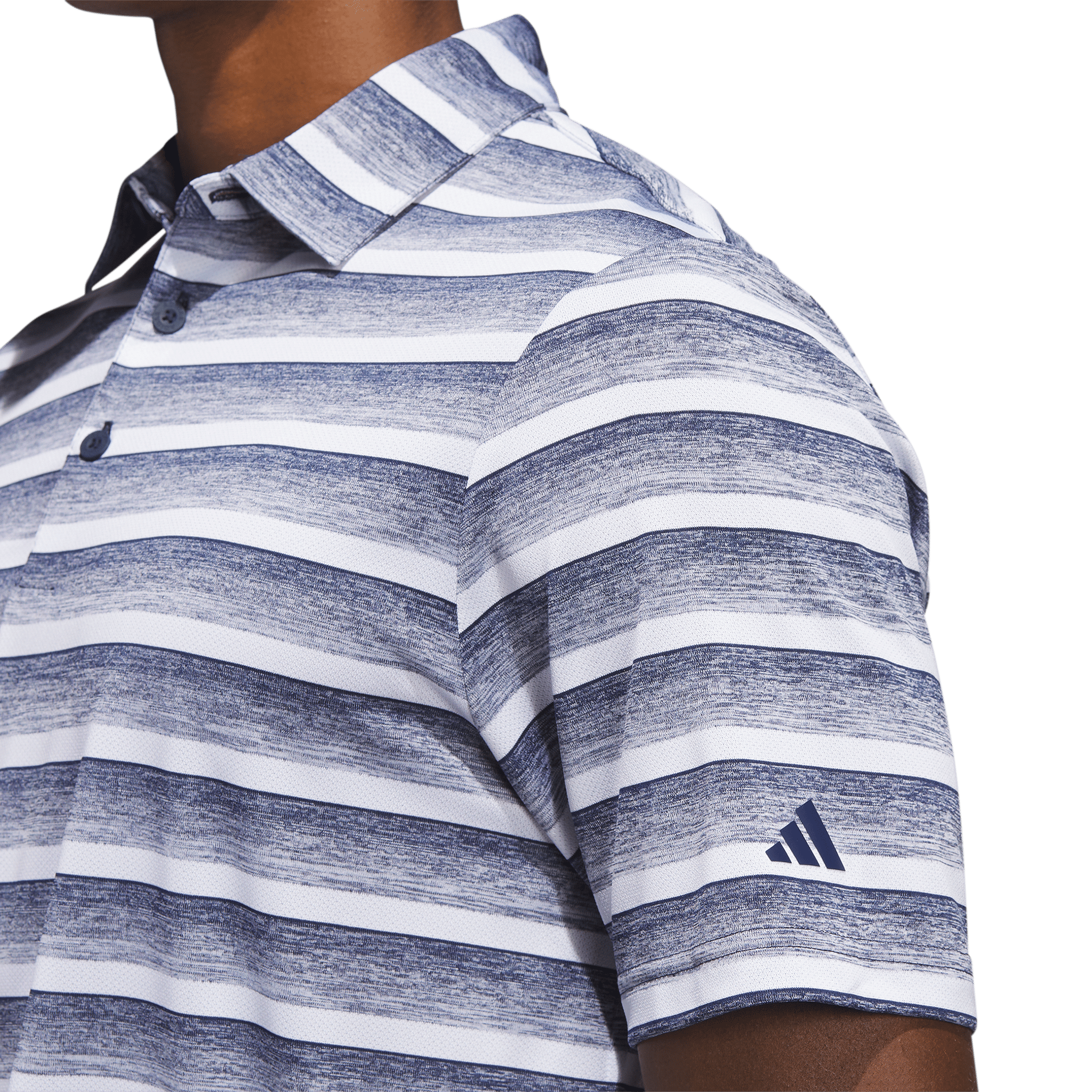 Polo à rayures bicolores Adidas pour homme