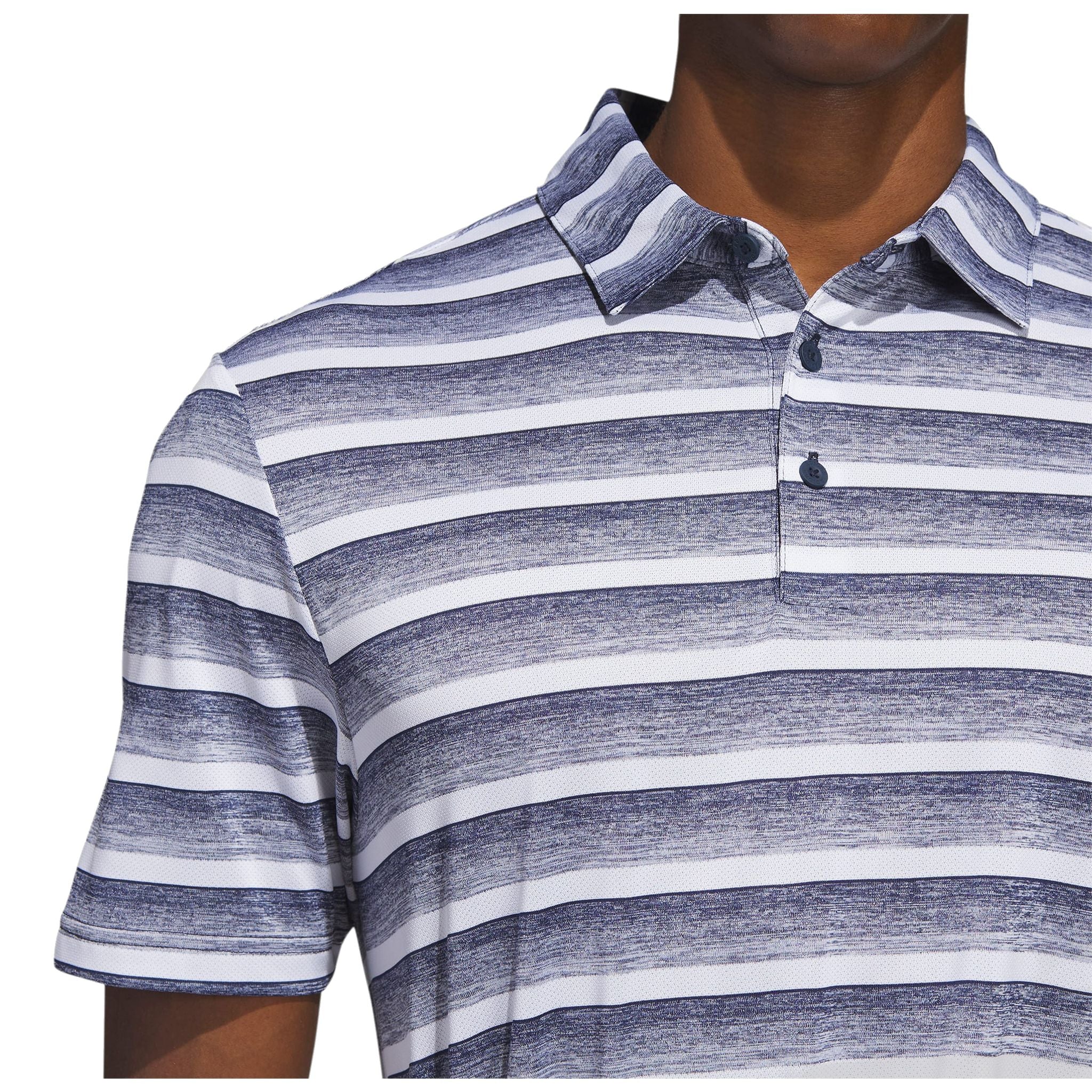 Adidas Two-Color Stripe Poloshirt Herren