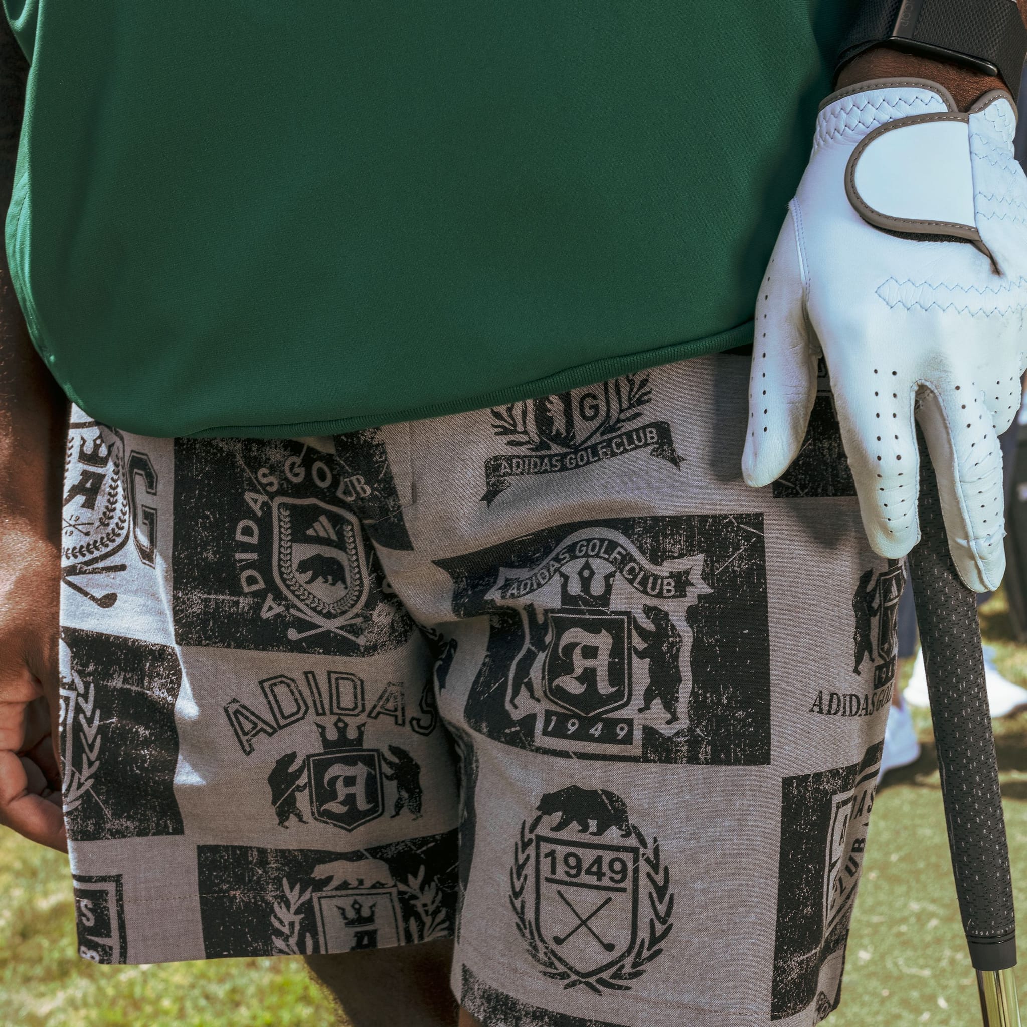 Short de golf imprimé Adidas Go-To pour homme