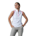 Chemise sans manches à col demi-lune Daily Sports Perugia pour femmes