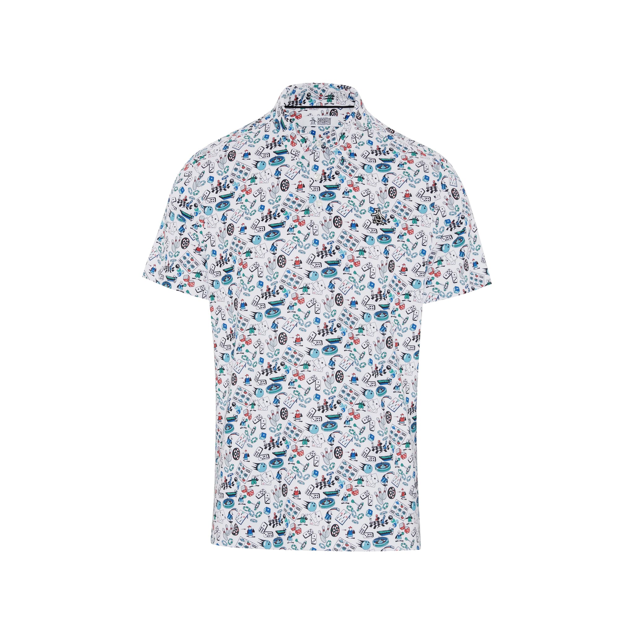 Polo fantaisie intégral Original Penguin Roadmap pour hommes
