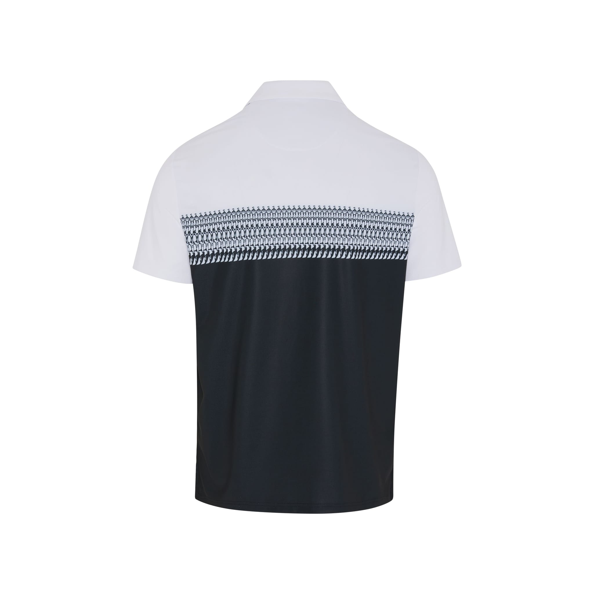 Polo à imprimé rayé original Penguin Engineered Novelty pour homme
