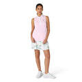 Polo sans manches Original Penguin à blocs de couleurs et dos en maille pour femme