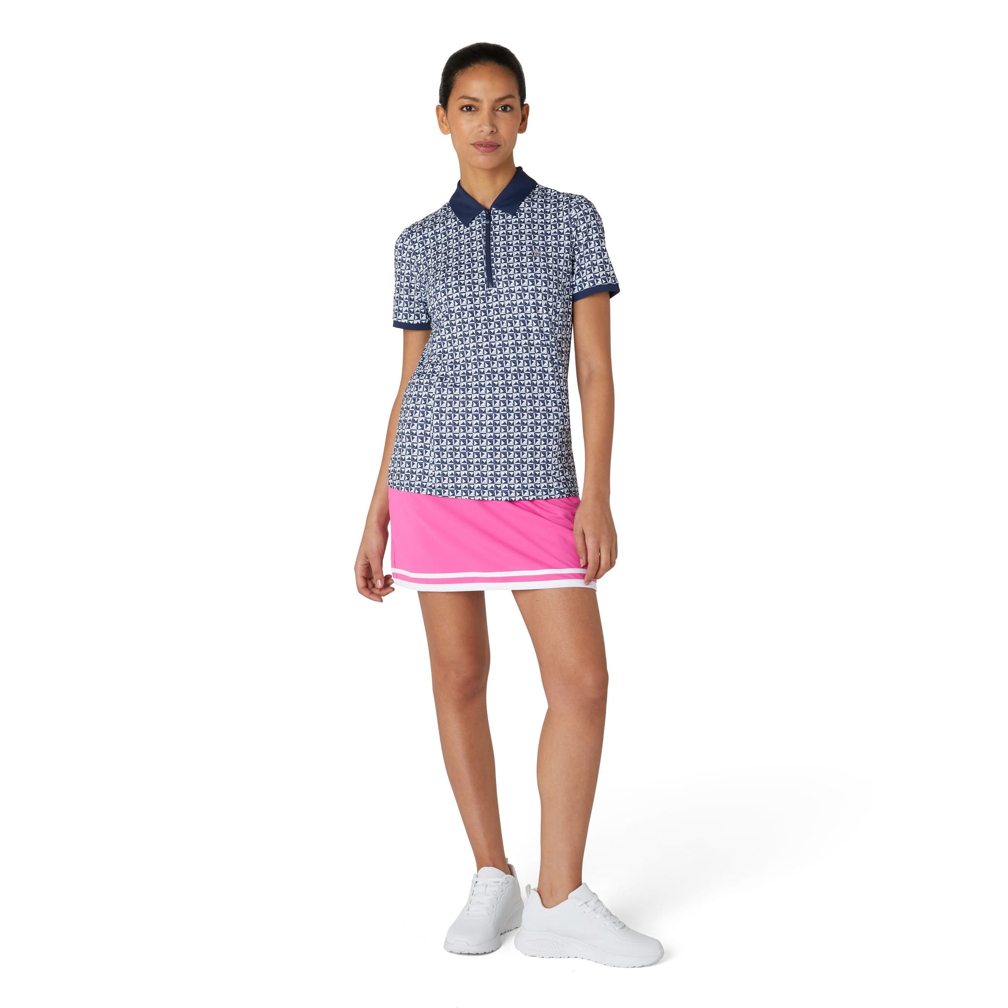 Polo Original Penguin Geo imprimé meshback pour femme