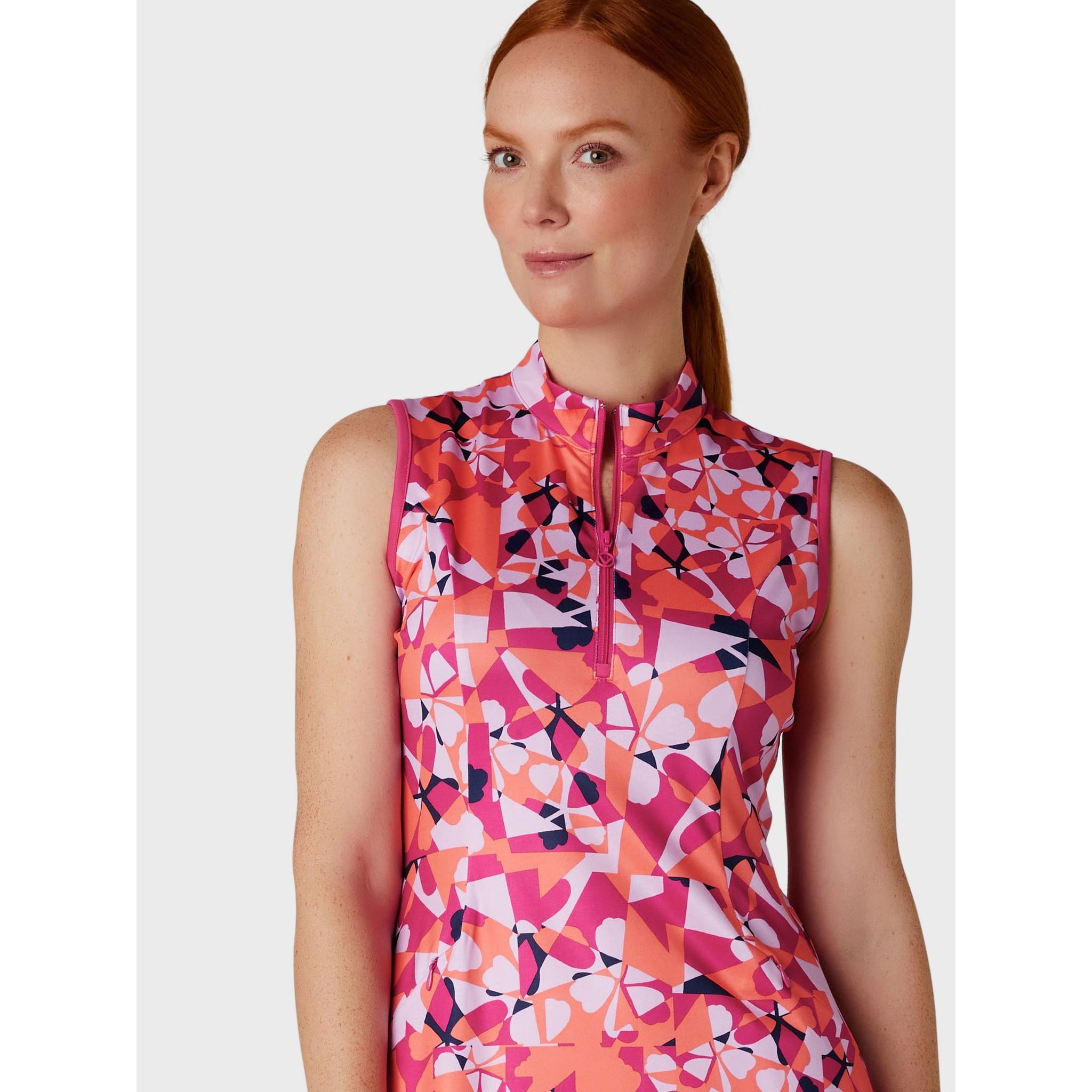 Robe à fleurs géométriques Callaway pour femmes