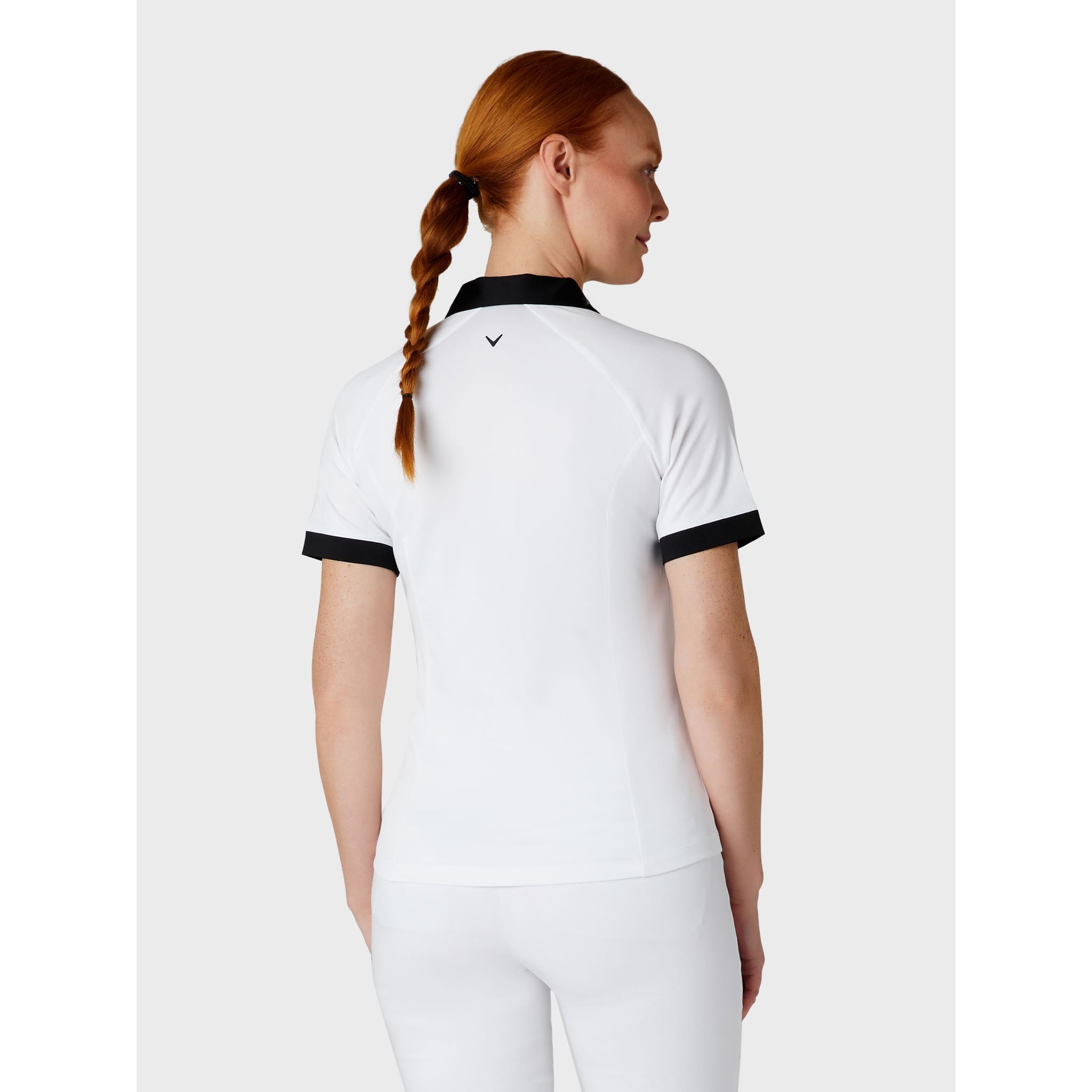 Chemise à manches courtes Callaway V-Placket ColorBL pour femme