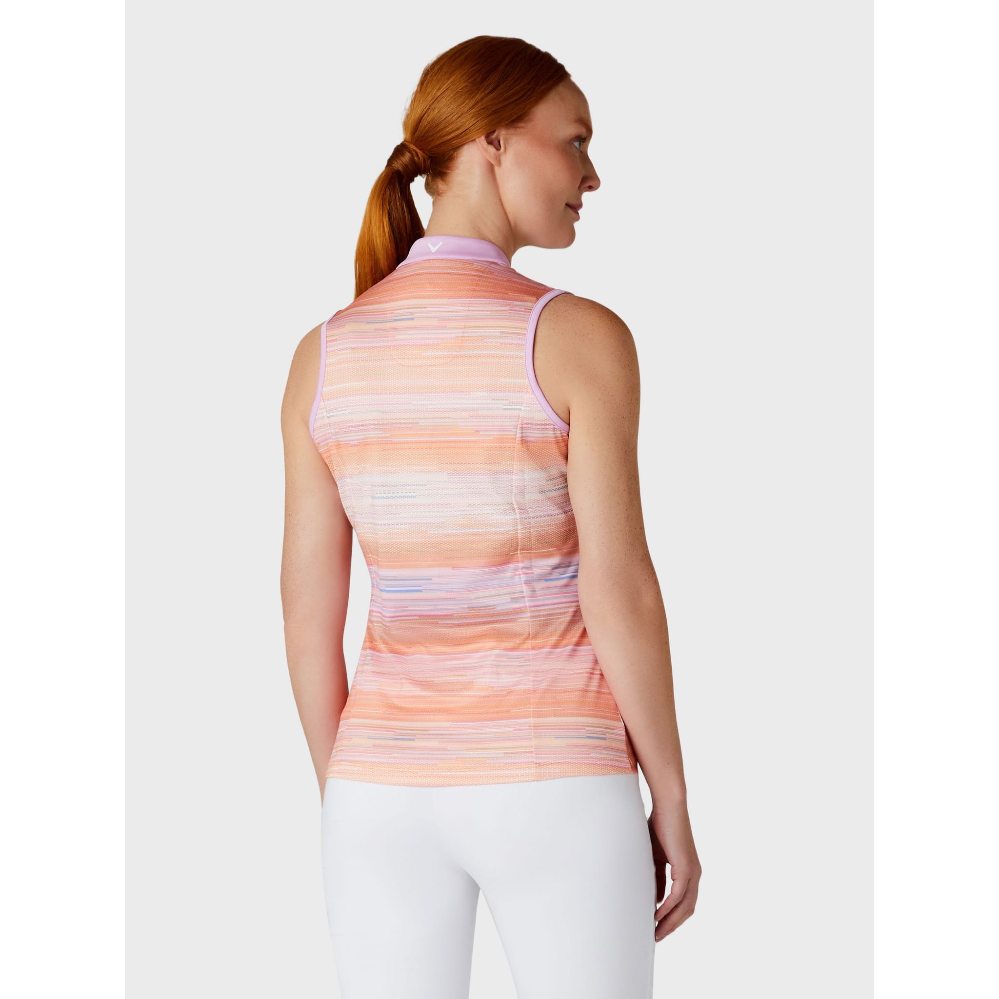 Chemise rayée sans manches Callaway Chev P pour femme