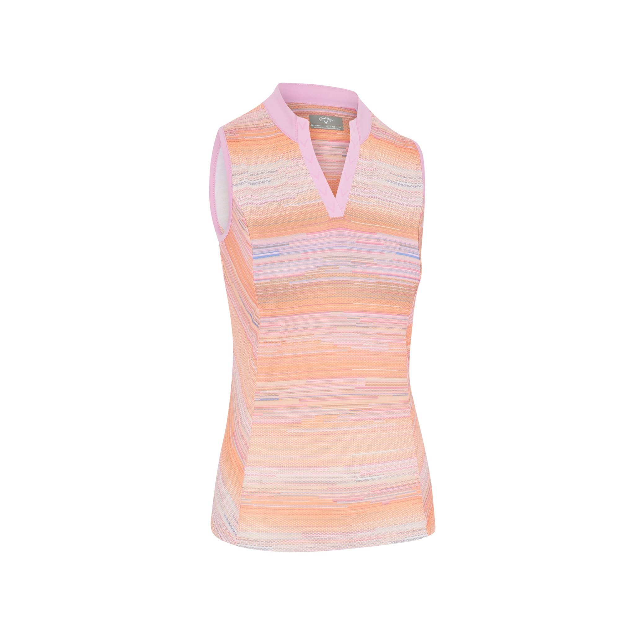Chemise rayée sans manches Callaway Chev P pour femme