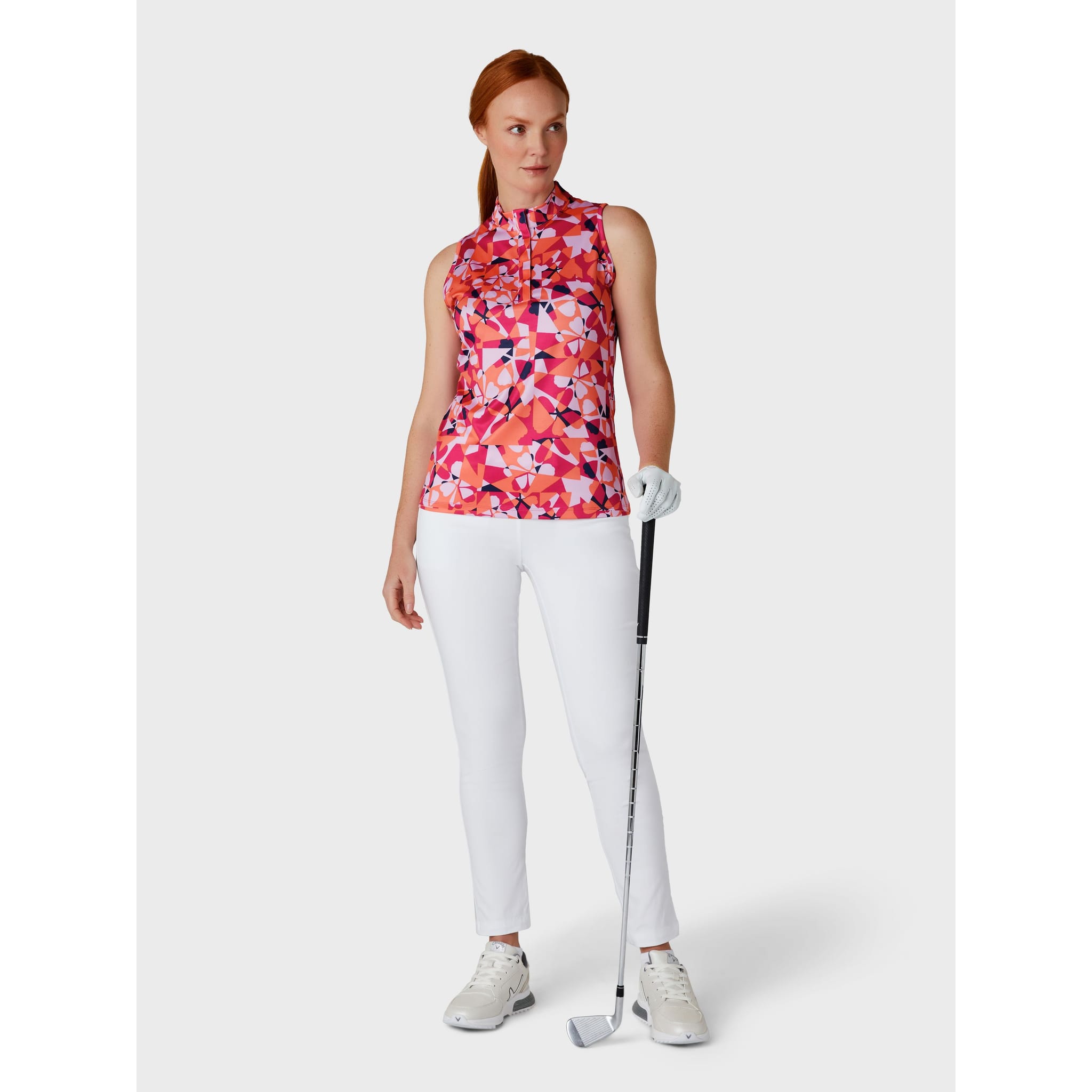 Chemise sans manches à motif géométrique et floral pour femme Callaway