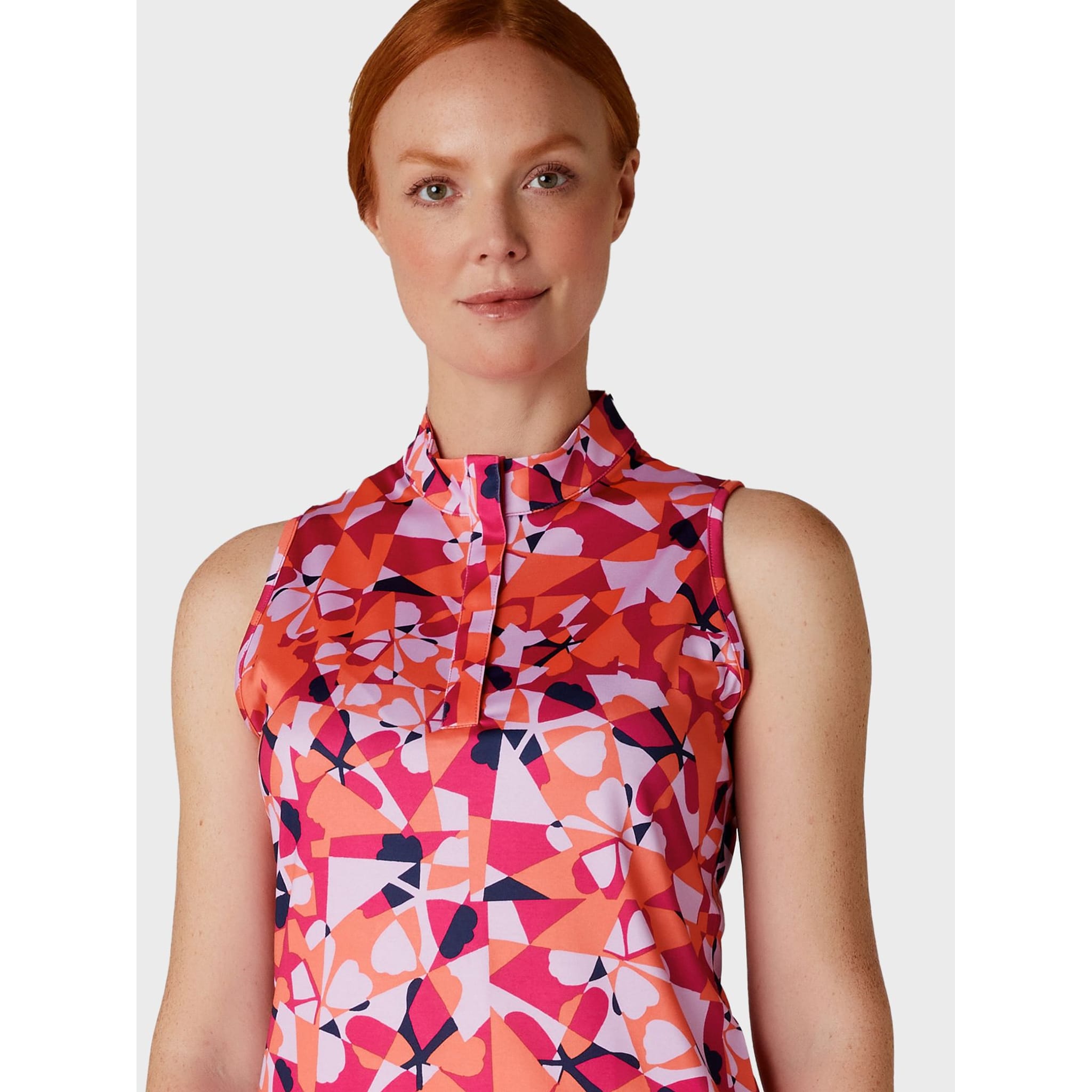 Chemise sans manches à motif géométrique et floral pour femme Callaway