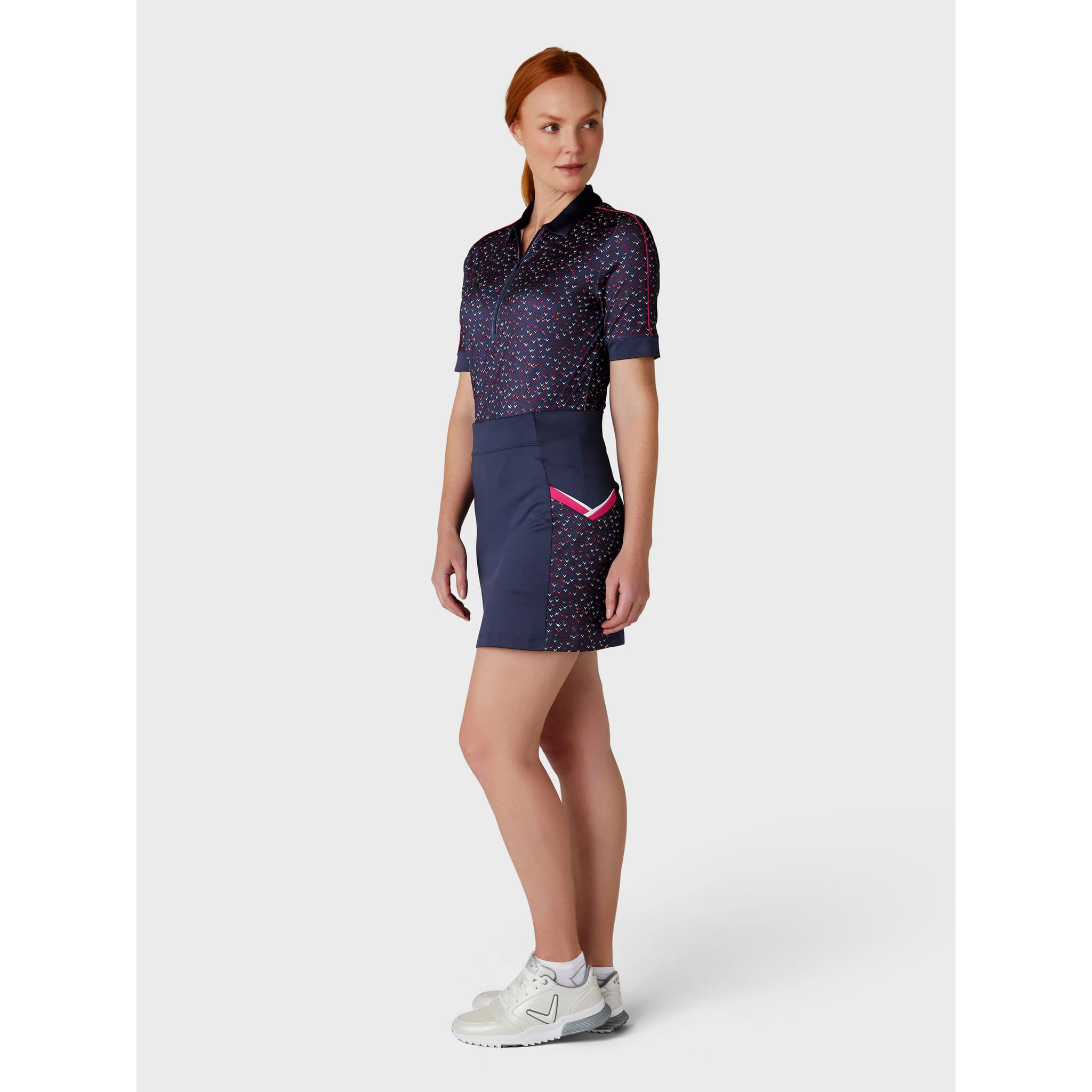 Chemise à manches 1/2 imprimée Callaway Chev pour femme