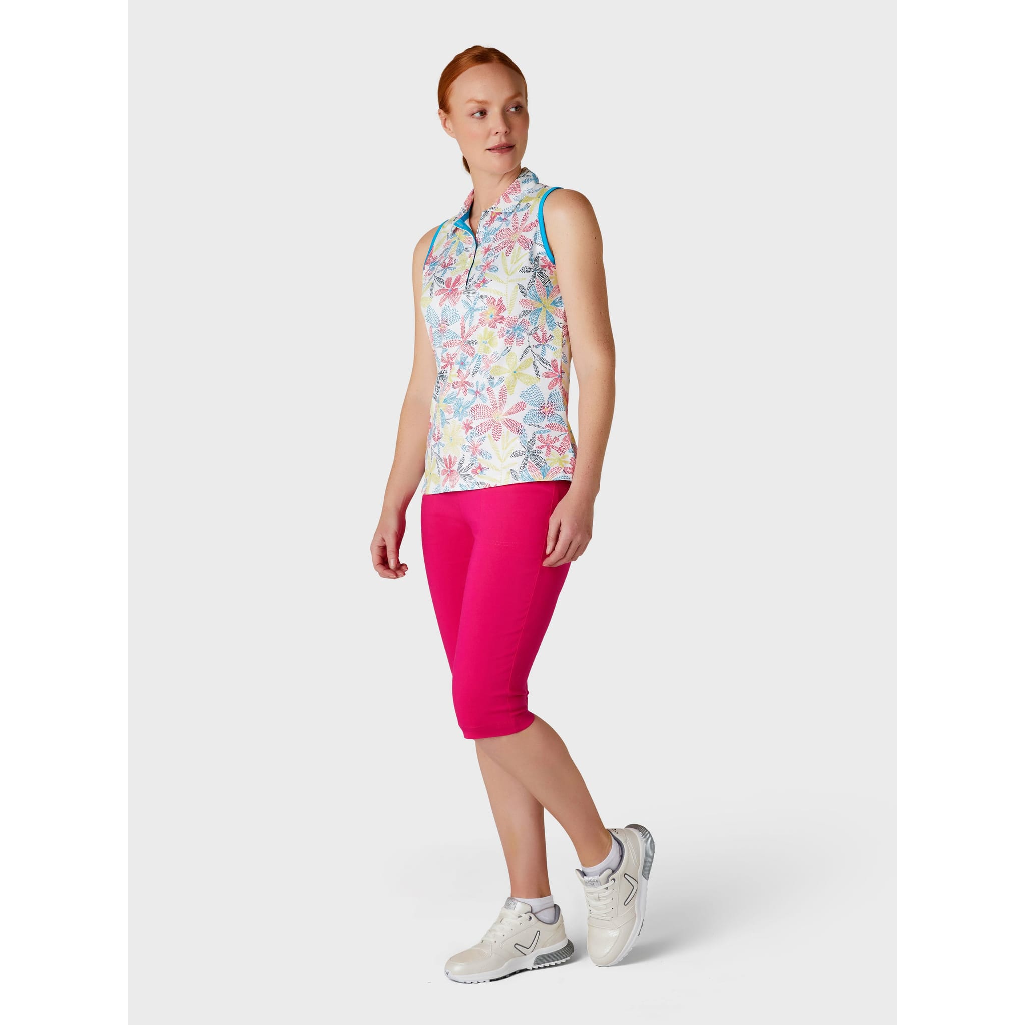 Chemise sans manches pour femme Callaway Chev Foral
