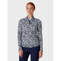 Chemise à imprimé géométrique bicolore Callaway pour femme