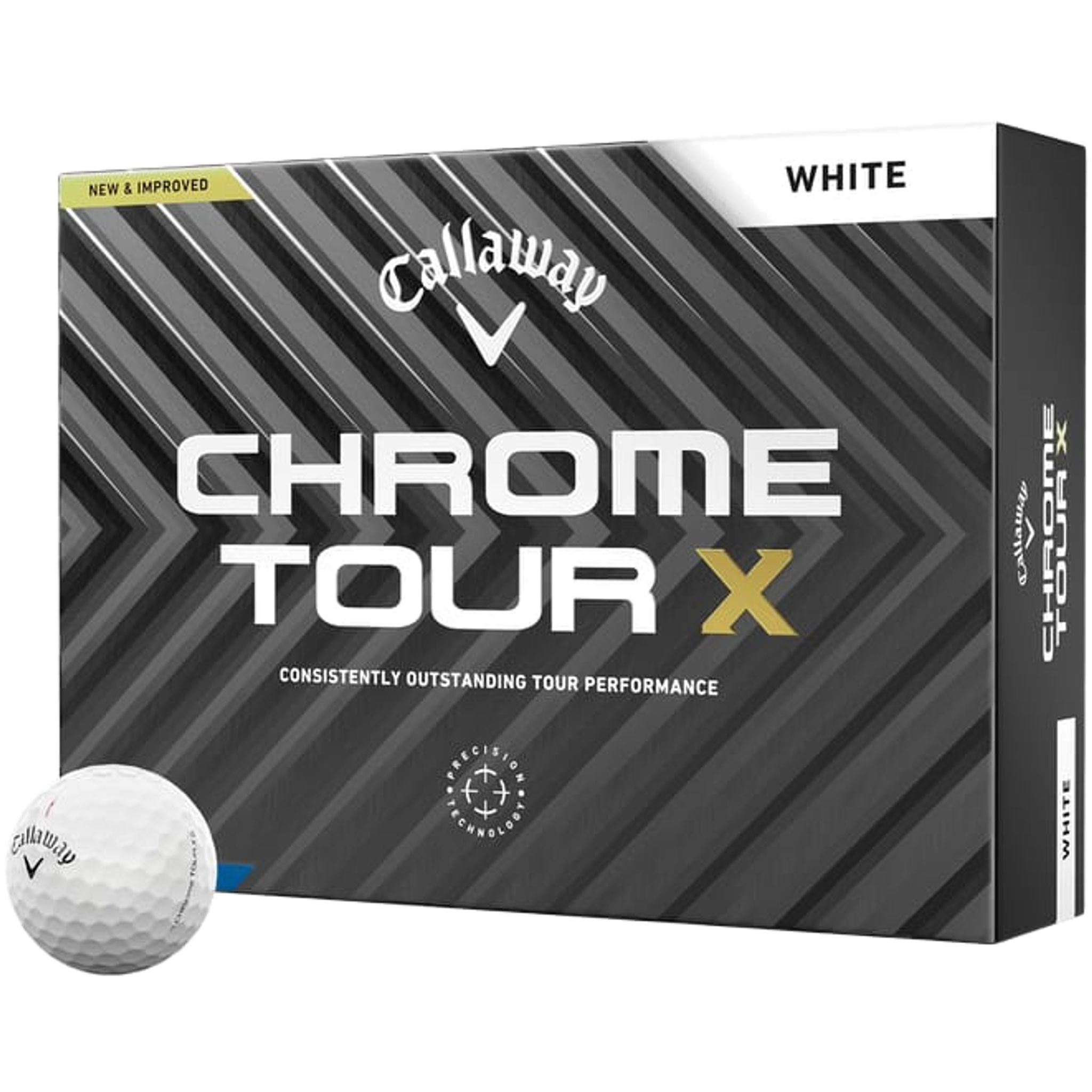 Balles de golf Callaway Chrome Tour X [12 pièces] (2024)